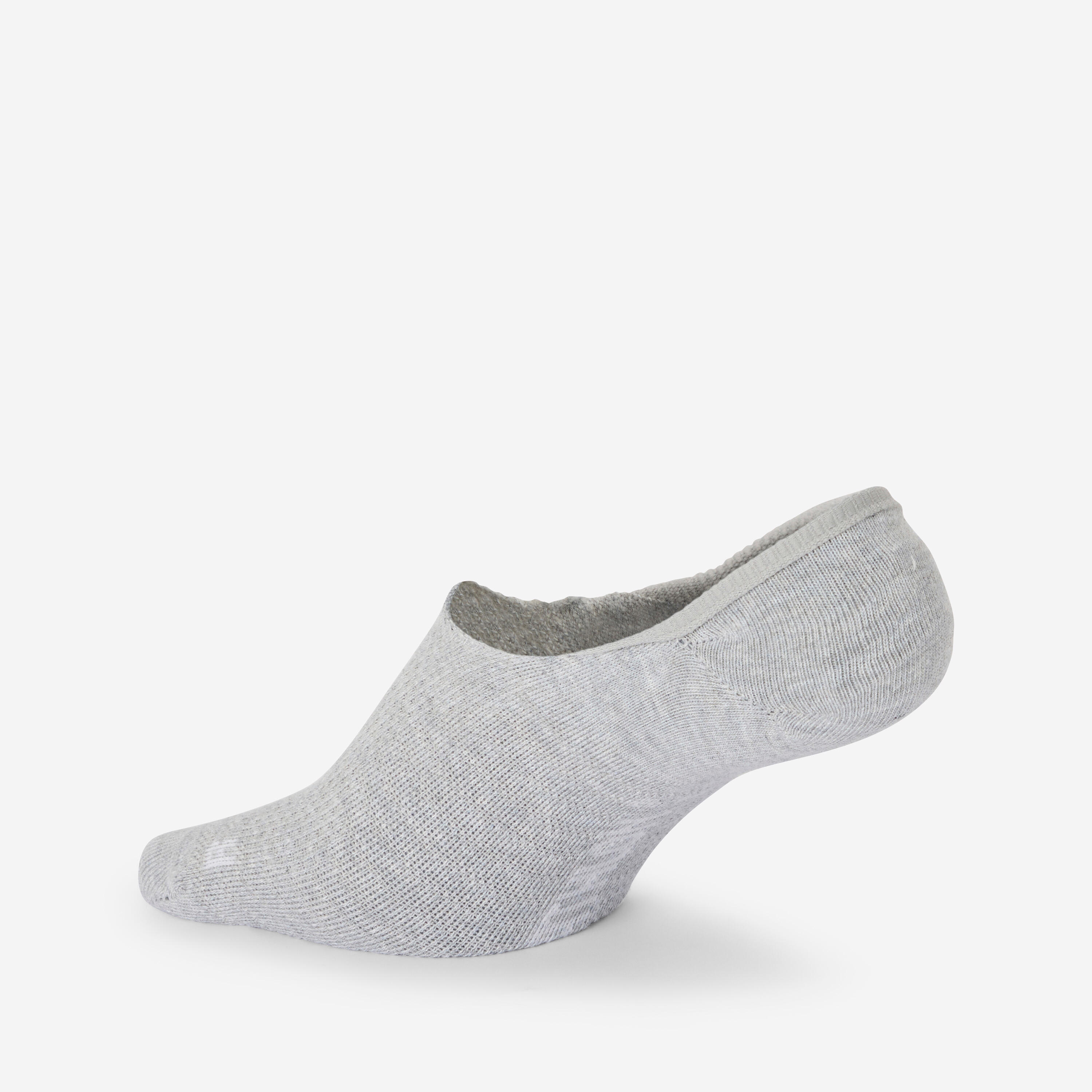 Socken Invisible, grau, 3er-Pack 4/5