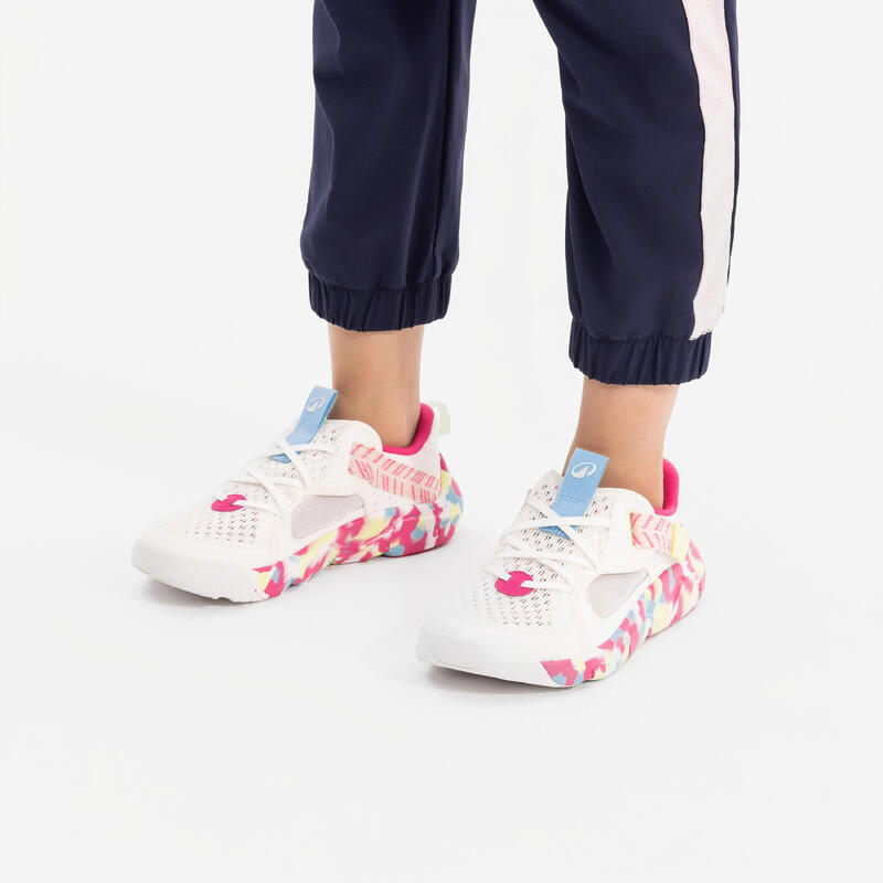 Încălțăminte sport respirantă copii Playful Summer Alb-Roz copii