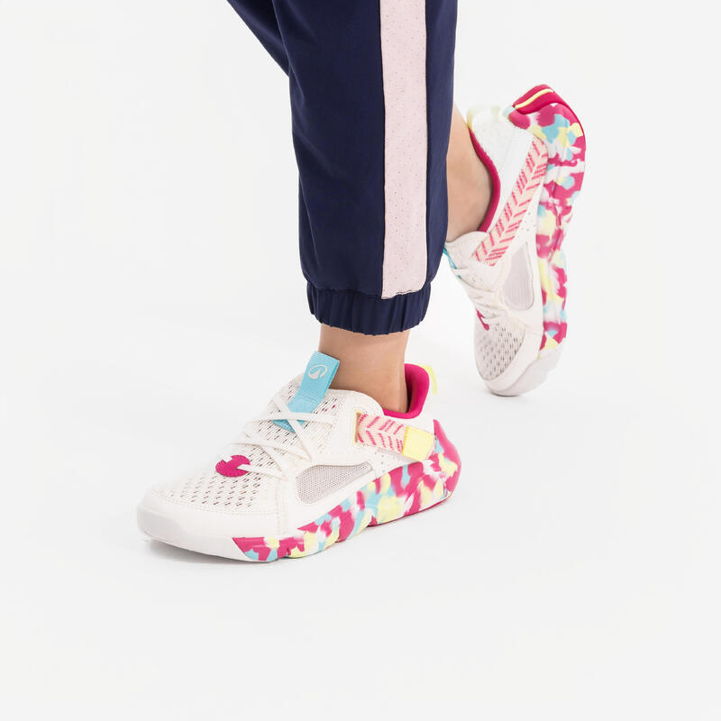 Încălțăminte sport respirantă copii Playful Summer Alb-Roz copii