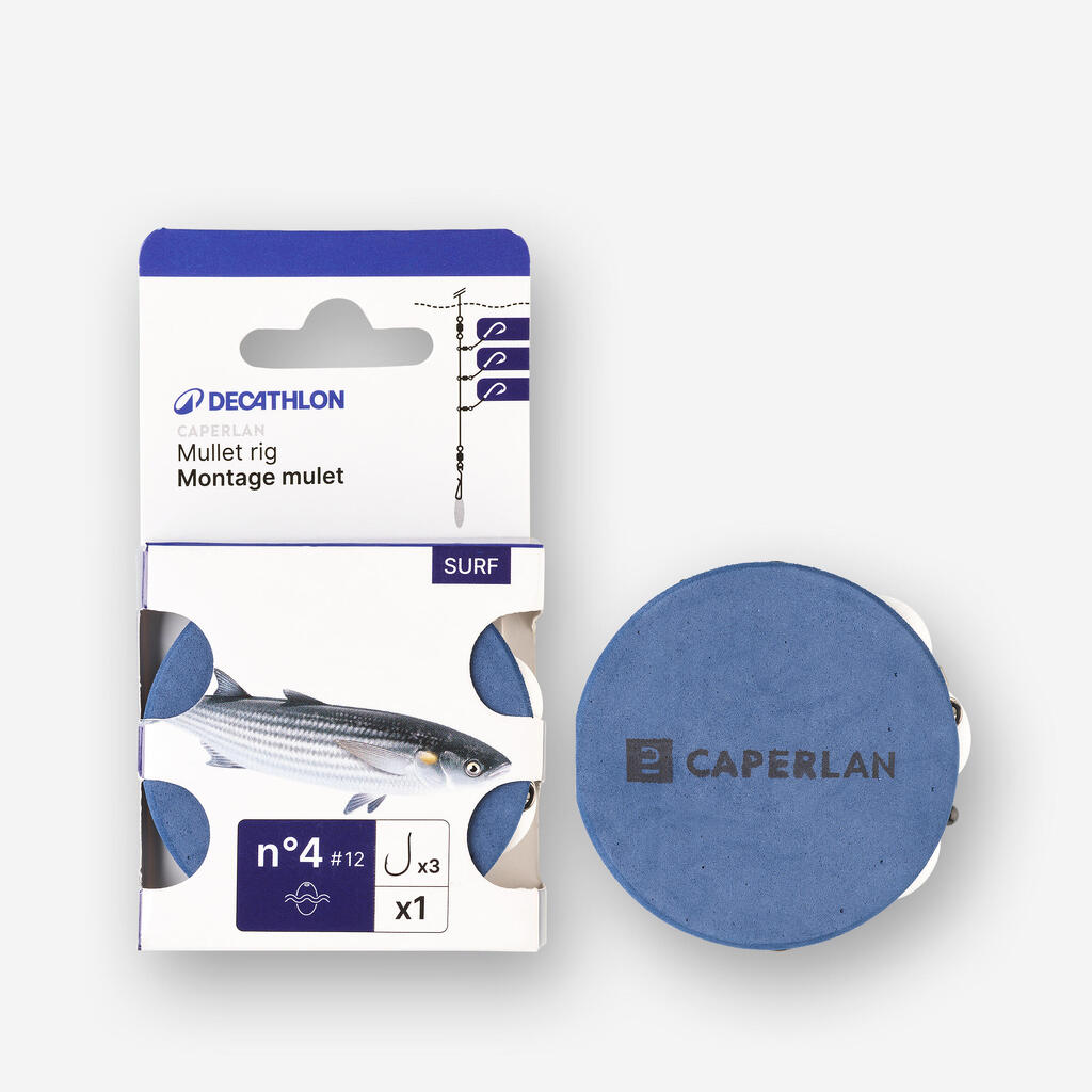 Bas de ligne de pêche en surfcasting MULET SW MAR LGT N°4