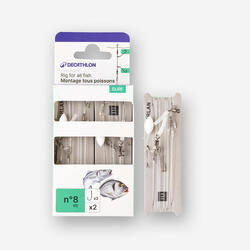 MONTAGE SURFCASTING TOUS POISSONS X2 HAMECON N°8