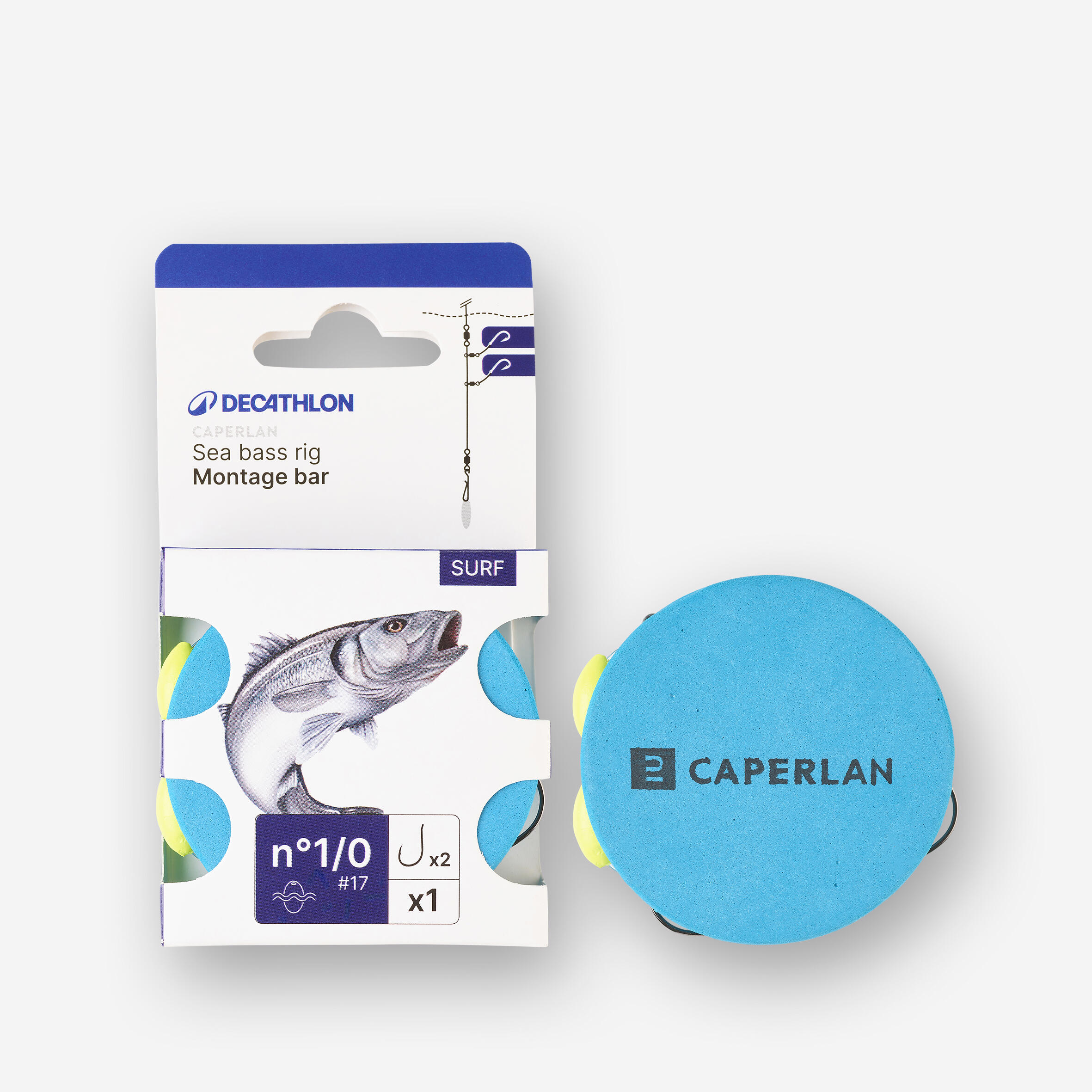 CAPERLAN Montatura surfcasting branzino N°1/0