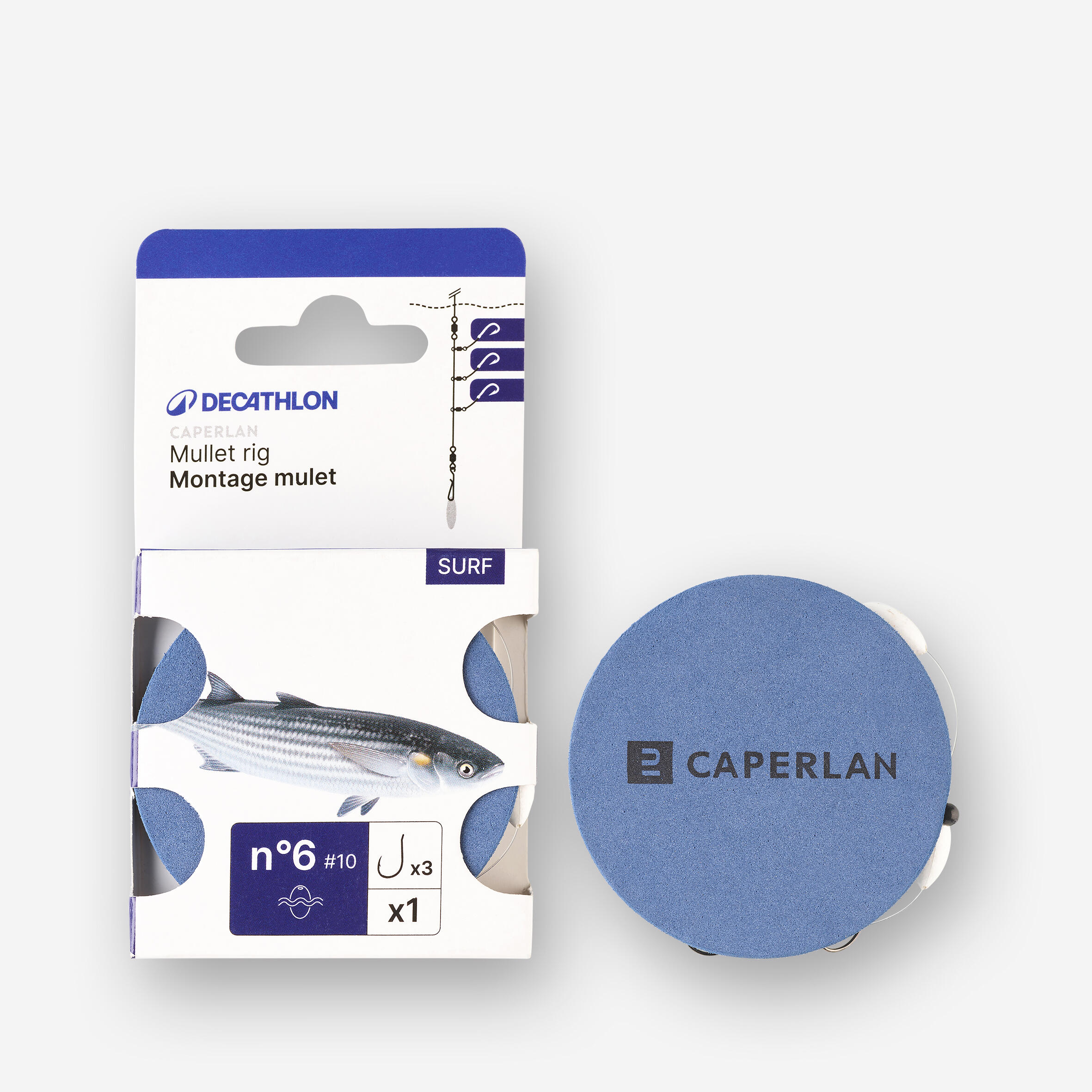 CAPERLAN Montatura pesca surfcasting cefalo N°6