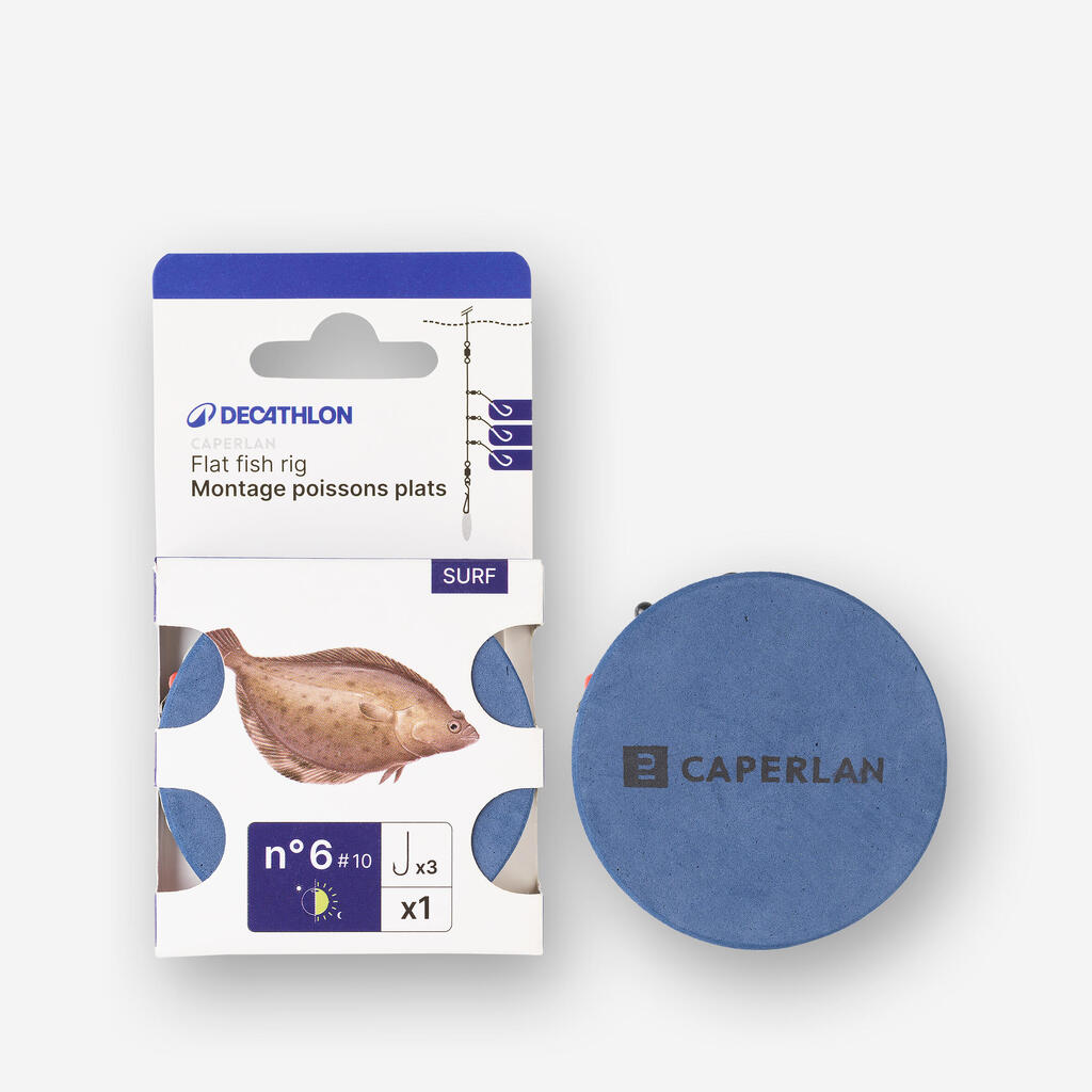 FLAT FISH SURFCASTING RIG NO. 4 HOOK