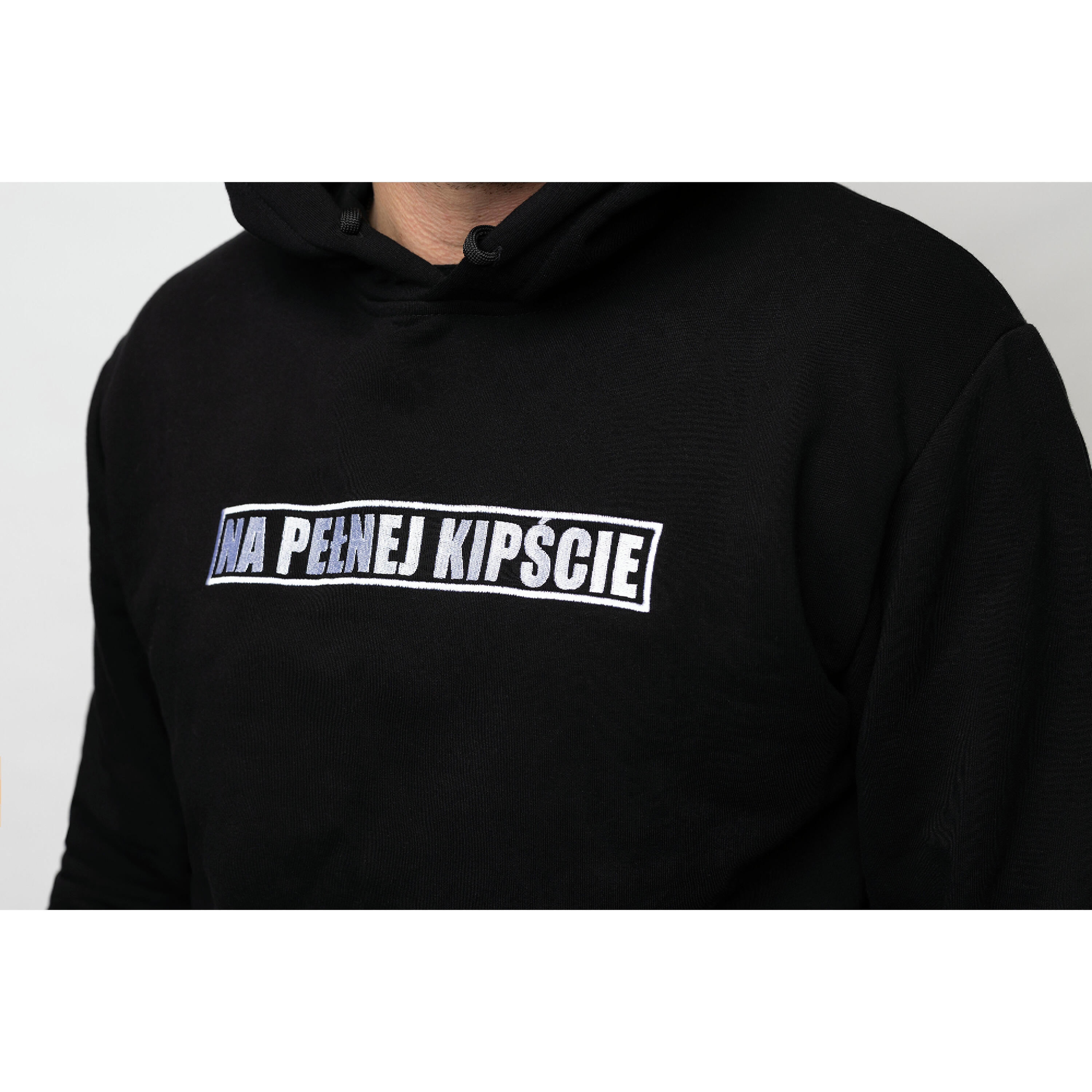 Bluza Na Pełnej Kipście JR Czarna 2025 3/4