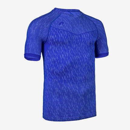 Sous-maillot de foot thermique manches courtes mixte Keepdry bleu marine