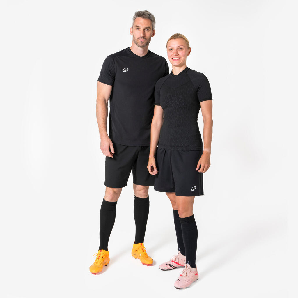Sous-vetement thermique haut manches courtes adulte noir keepdry