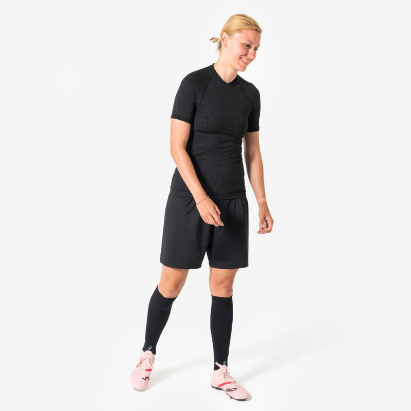 Yetişkin Futbol Kısa Kollu Termal İçlik - Siyah - Keepdry