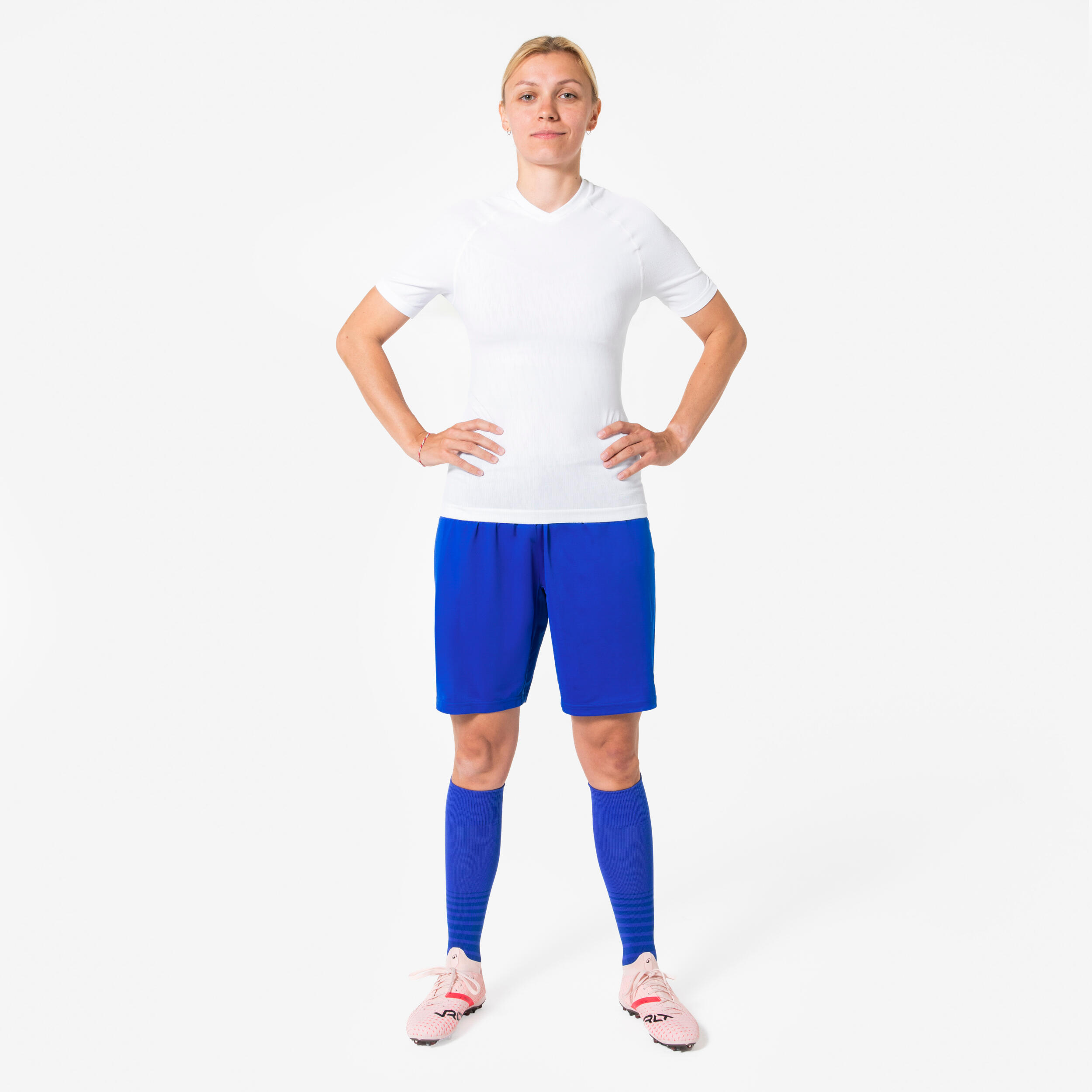 Damen/Herren Funktionsshirt Thermo kurzarm ‒ Keepdry weiß 7/7