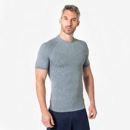 Sous-vetement thermique haut manches courtes adulte gris keepdry