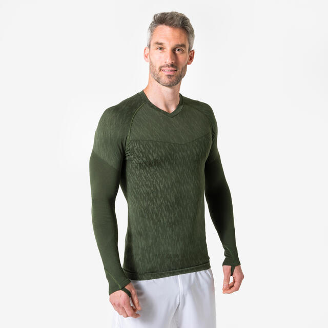 Damen/Herren Funktionsshirt langarm ‒ Keepdry khaki