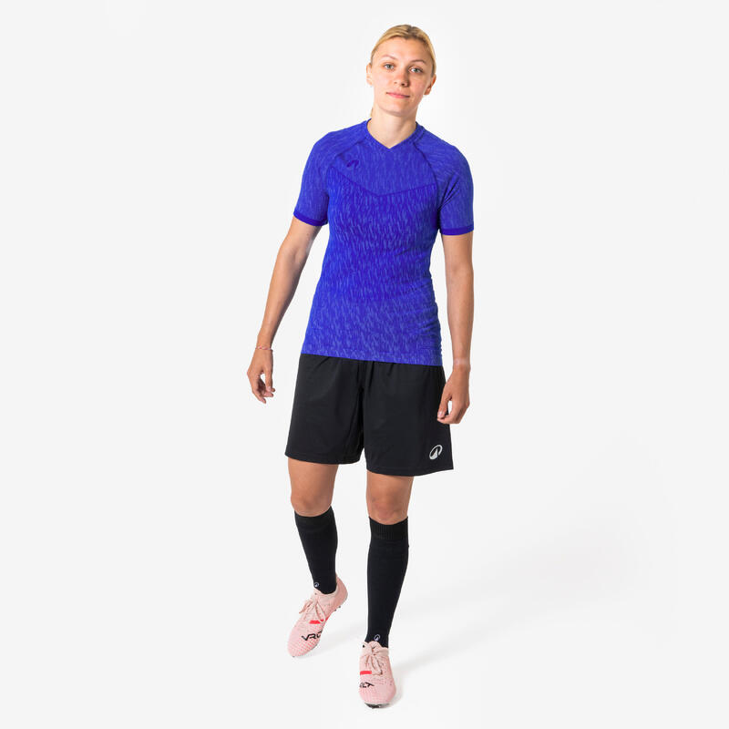 Sous-vetement thermique haut manches courtes adulte bleu indigo keepdry