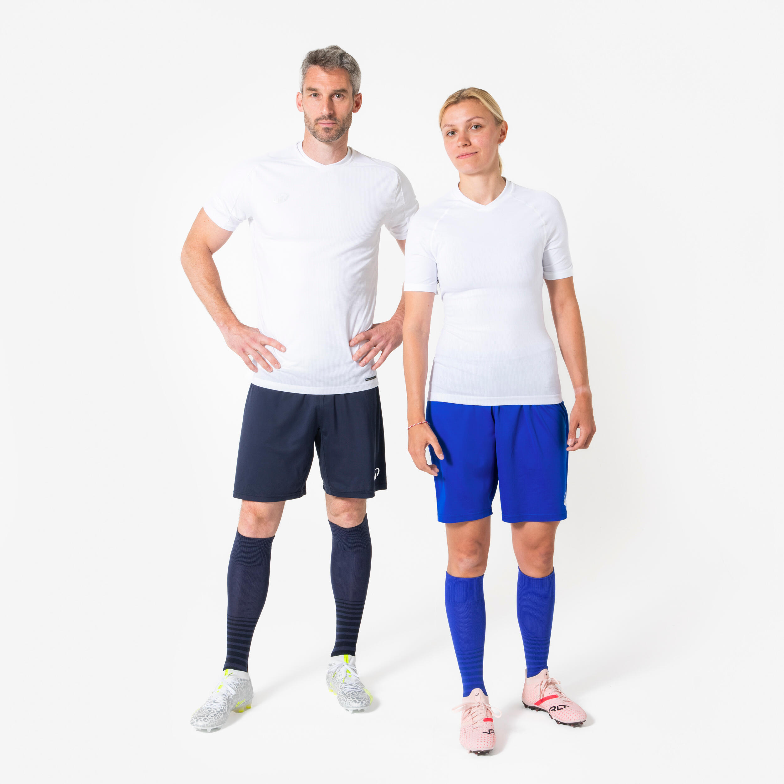 Damen/Herren Funktionsshirt Thermo kurzarm ‒ Keepdry weiß 2/7