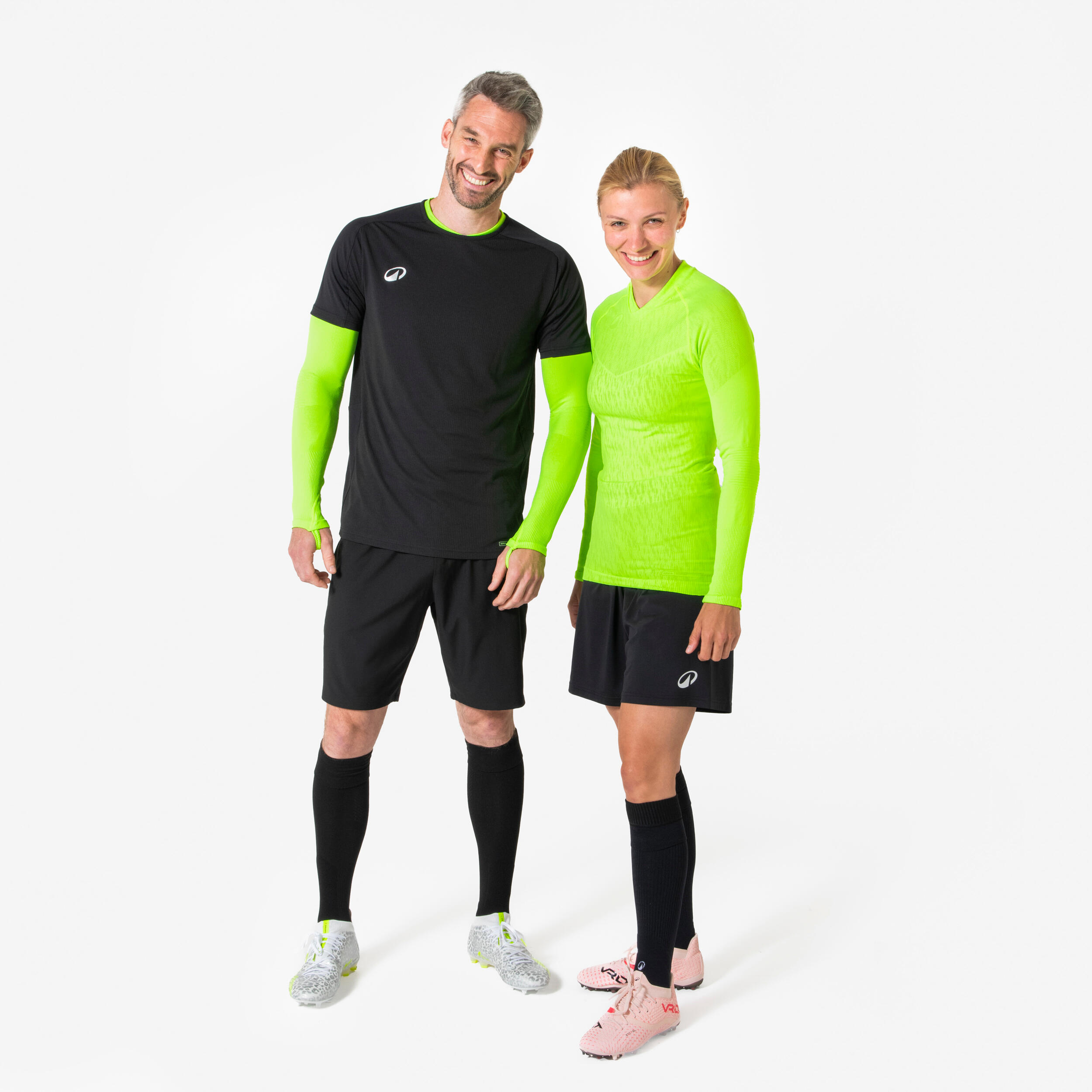 Maglia termica calcio adulto KEEPDRY gialla 14/14