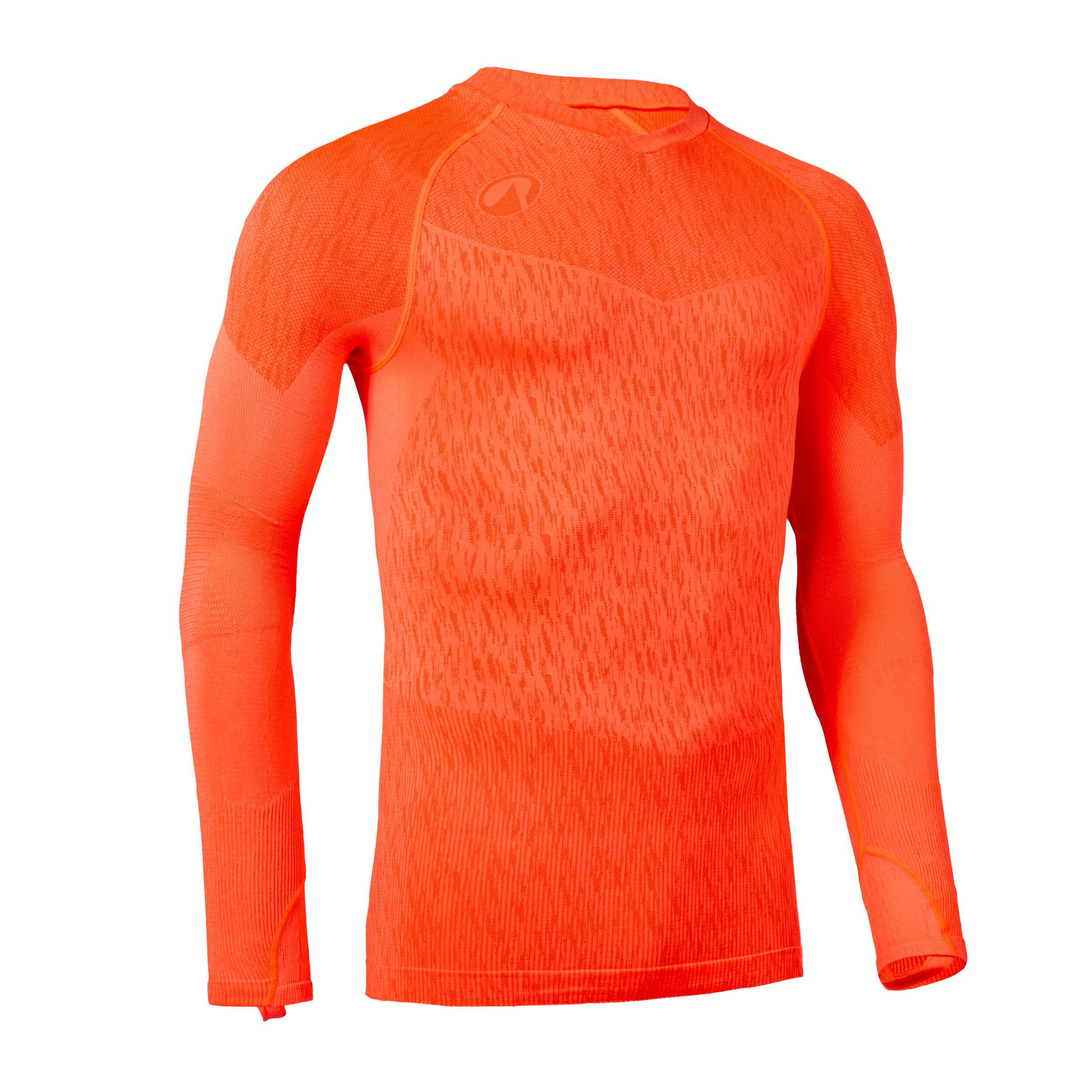Maglia termica calcio KEEPDRY arancione fluo 10/13