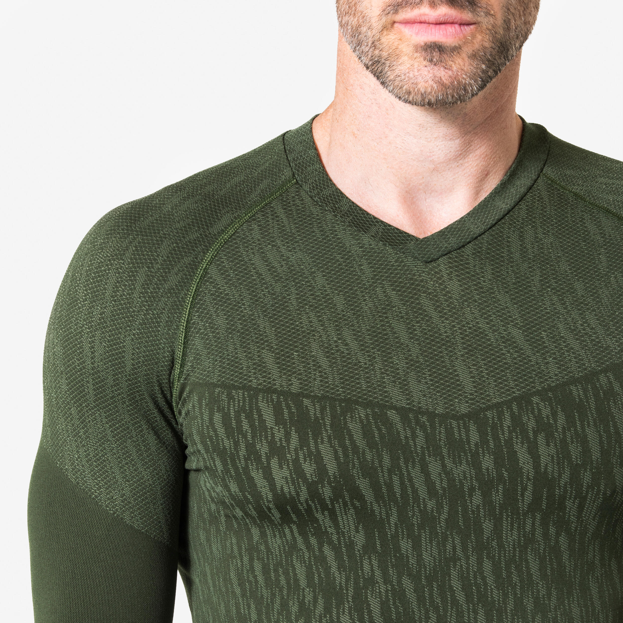 Damen/Herren Funktionsshirt langarm ‒ Keepdry khaki 5/10