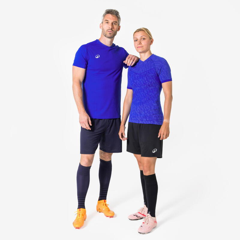 Sous-vetement thermique haut manches courtes adulte bleu indigo keepdry