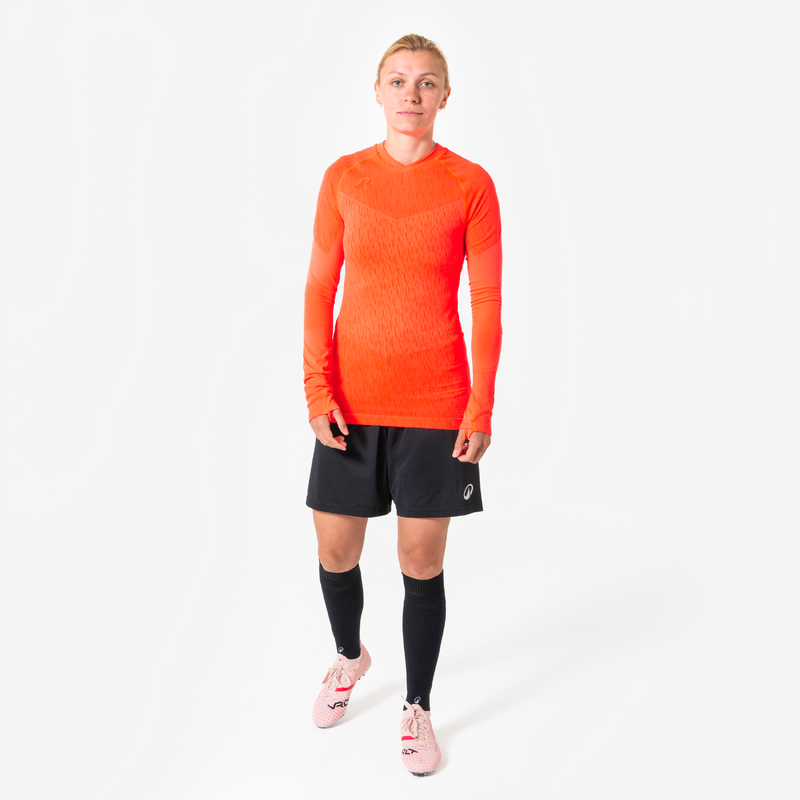 Haut Outdoor Research Freewheel Femme – Taille M, Orange, Manches Longues – Occasion TBE