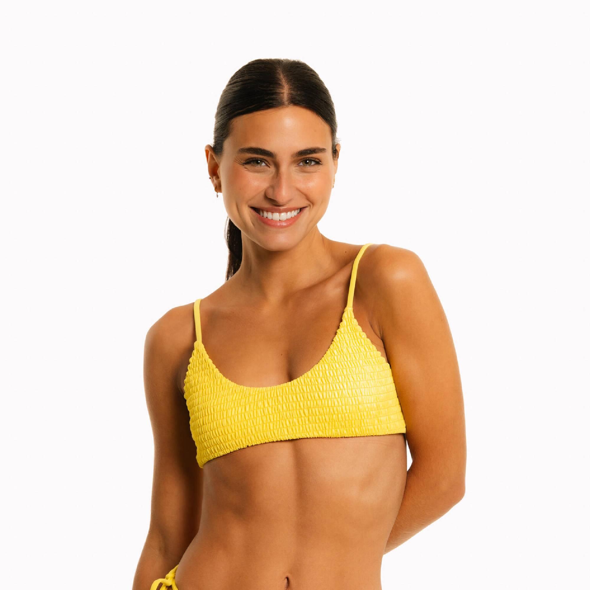 SUN & SURF Top bikini Mujer brassiere amarillo