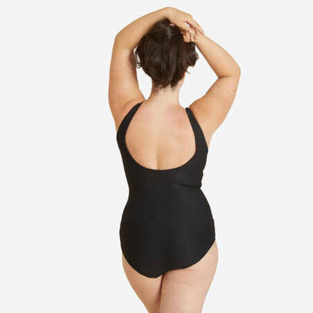Women's 1-piece Swimsuit Embossed Kaipearl New Black