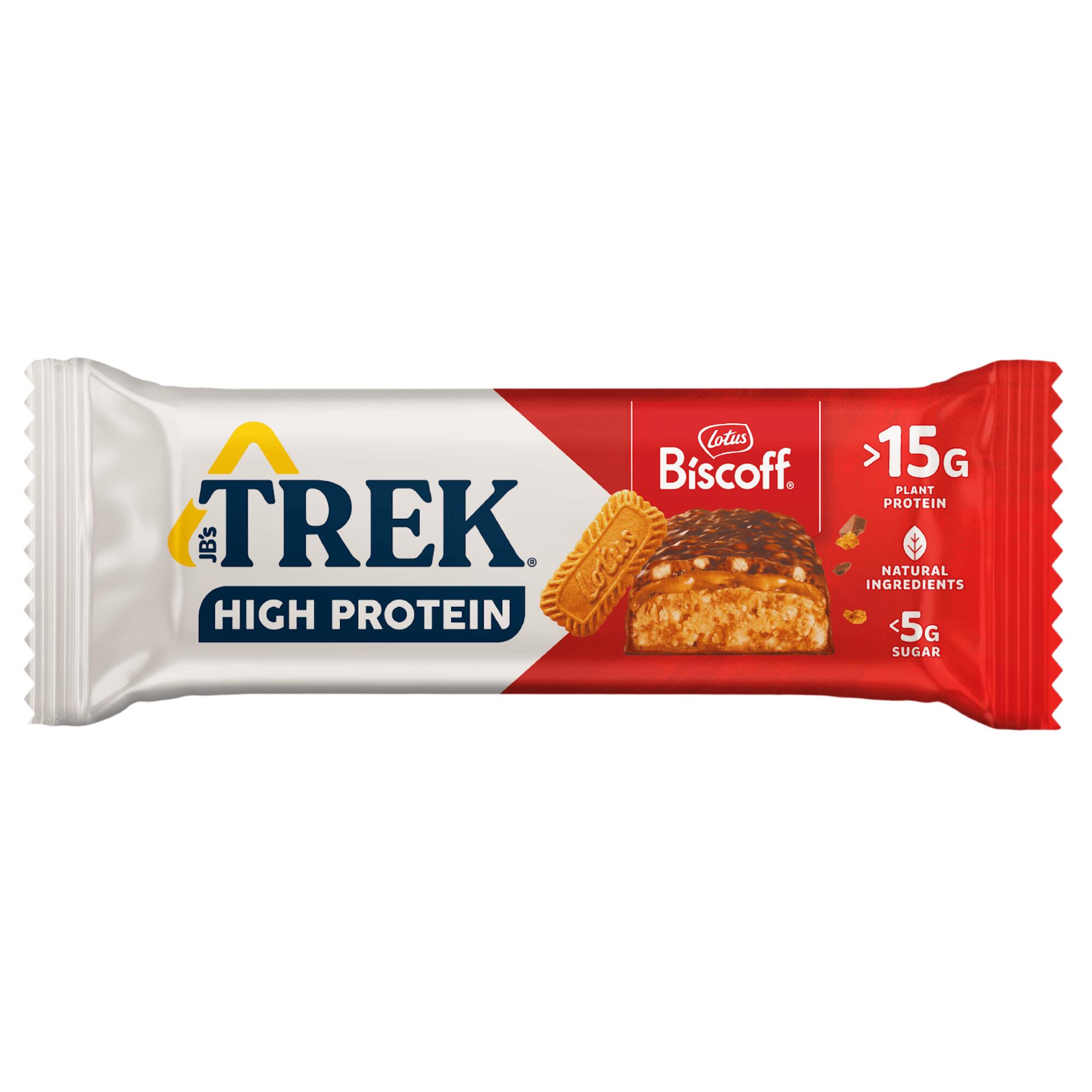 TREK High Protein Bar Low Sugar Biscoff® Flavour 55g 1/1