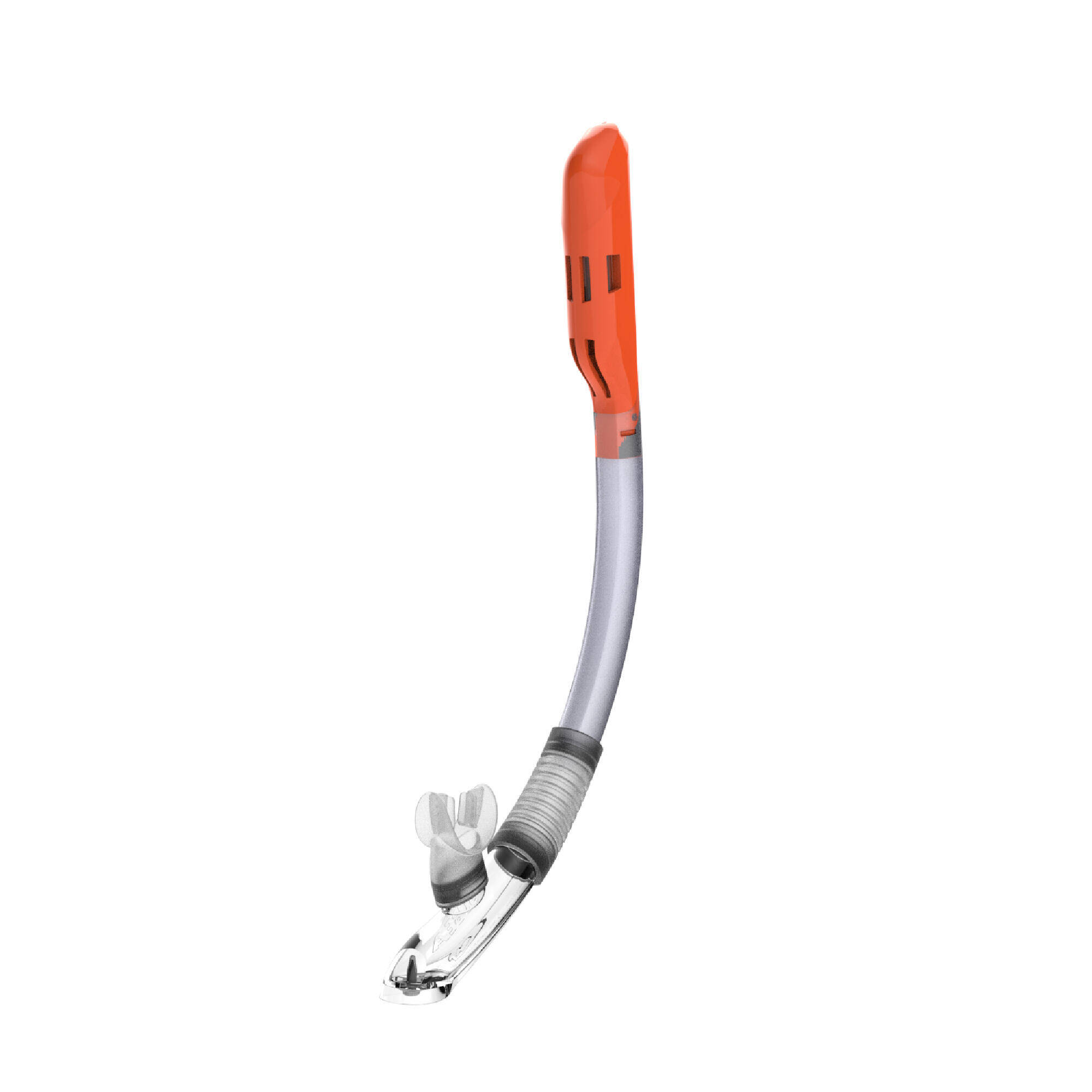 Dry diving snorkel with drytop valve system 100 DRY TOP translucent -  1
