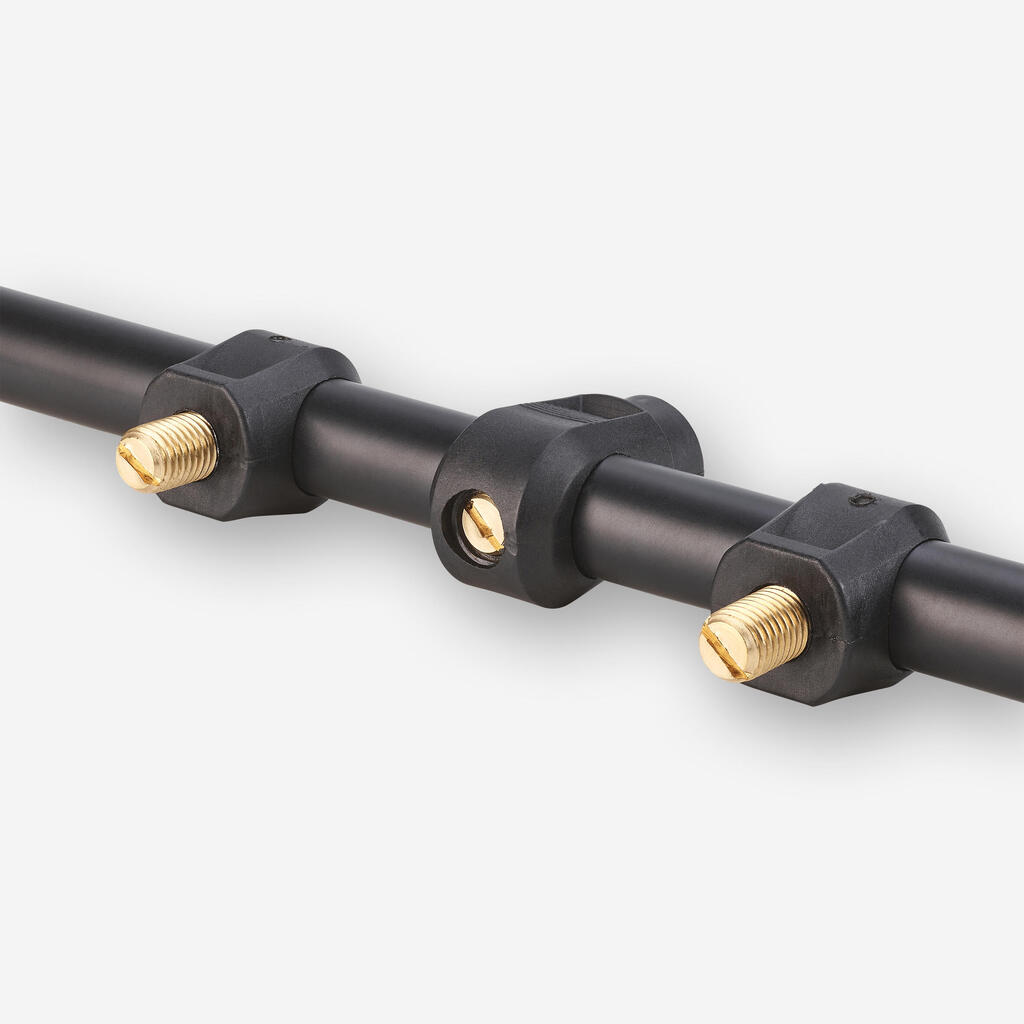 Carp fishing 3-rod buzz bar