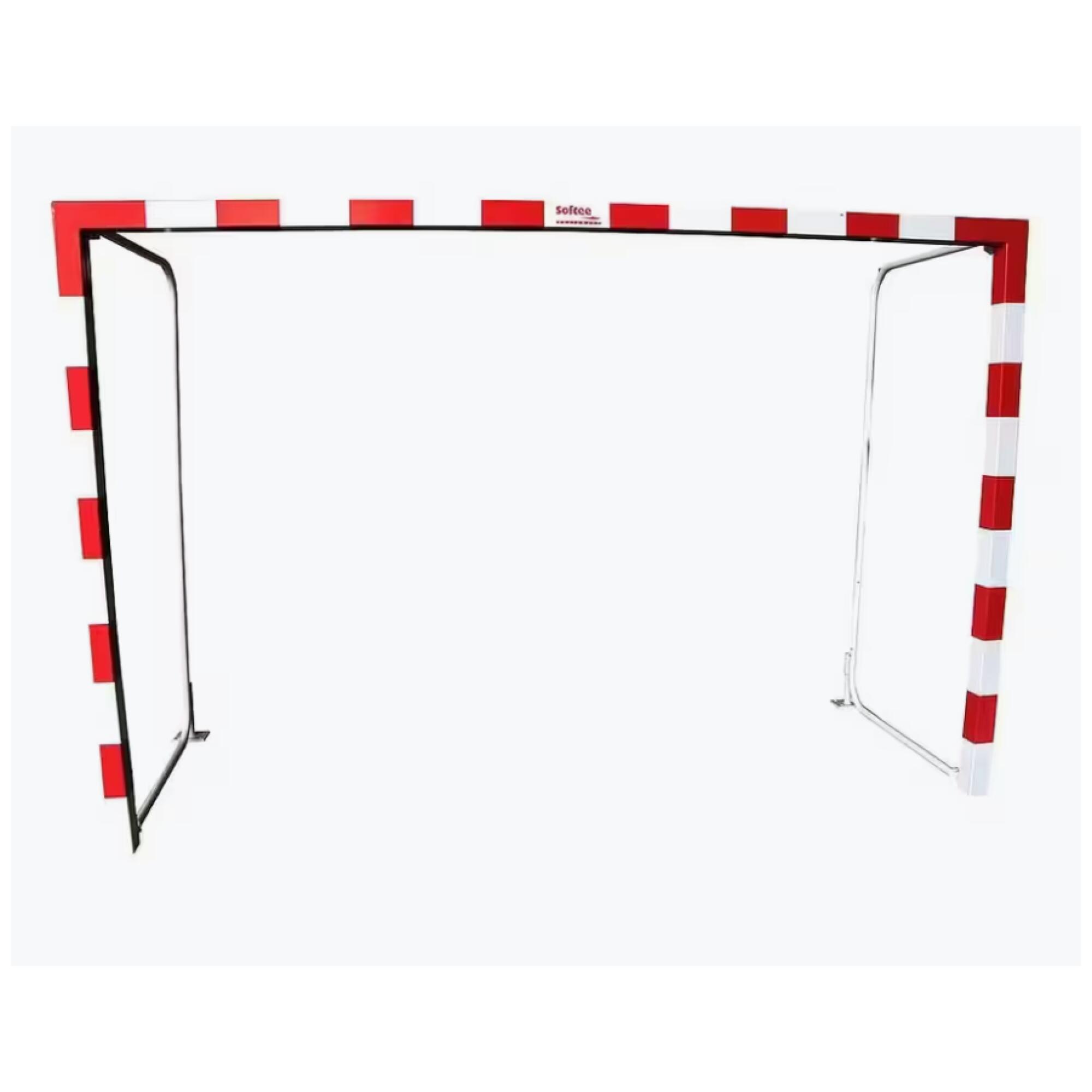 SOFTEE JUEGO PORTERÍAS F.SALA/BALONMANO ALUMINIO 80X80MM ABATIBLES