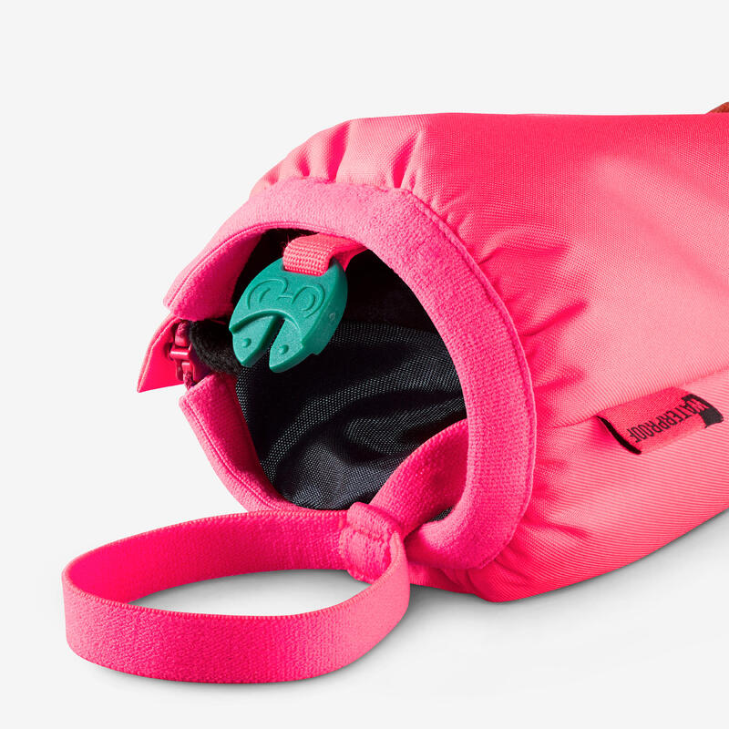 Çocuk Parmaksız Kayak Eldiveni - 3/6 Yaş - Pembe - 500 Kids