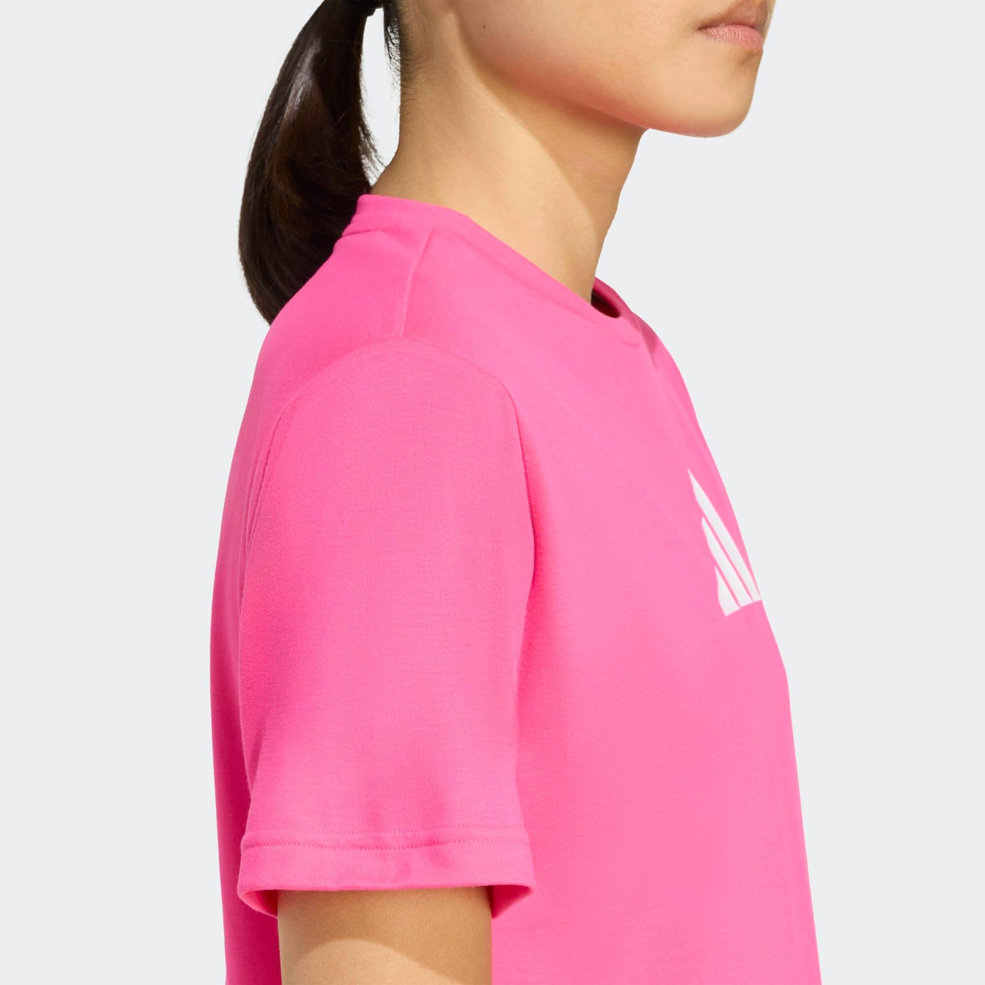 Camiseta Mujer Rosa Estampada Logo 5/6