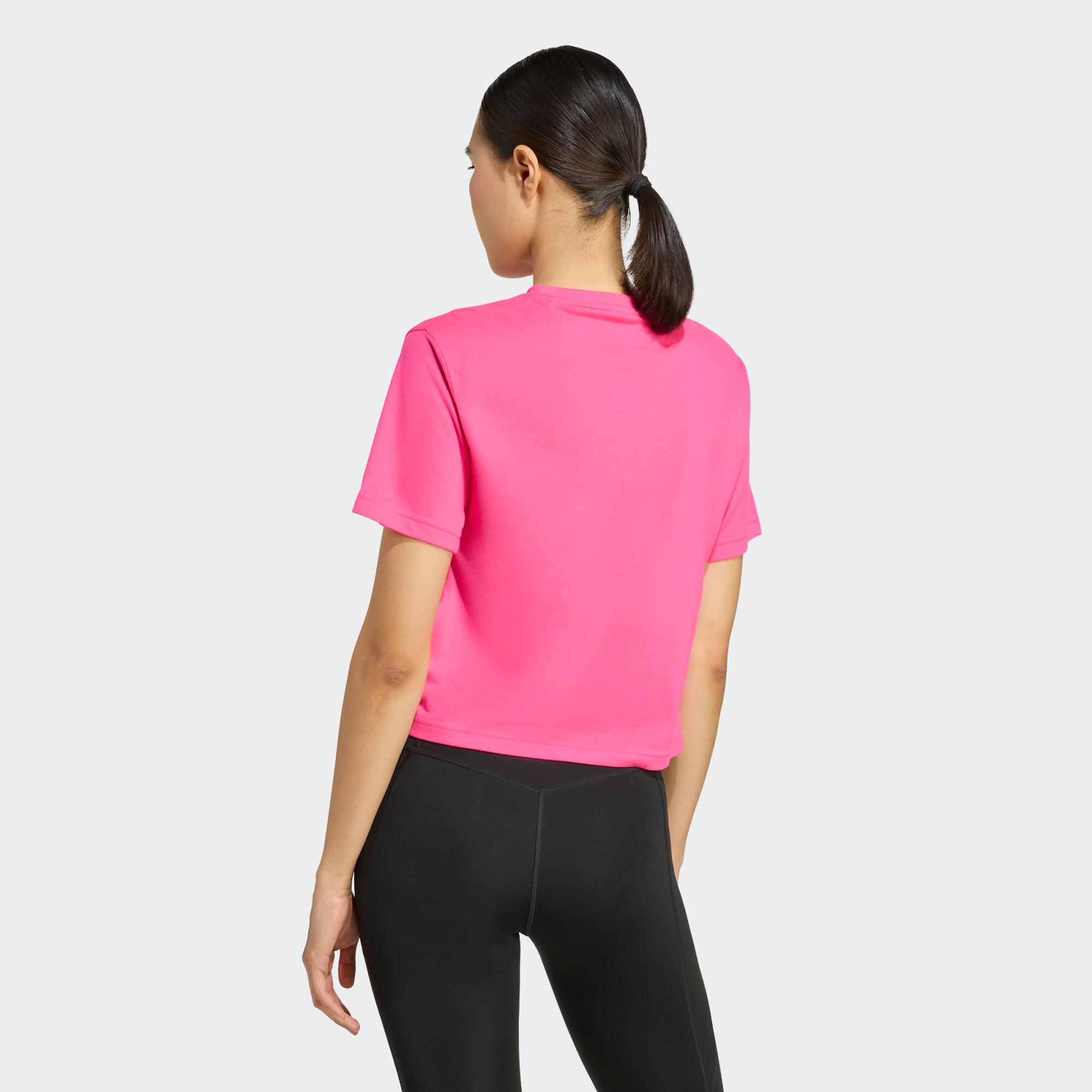 Camiseta Mujer Rosa Estampada Logo 2/6