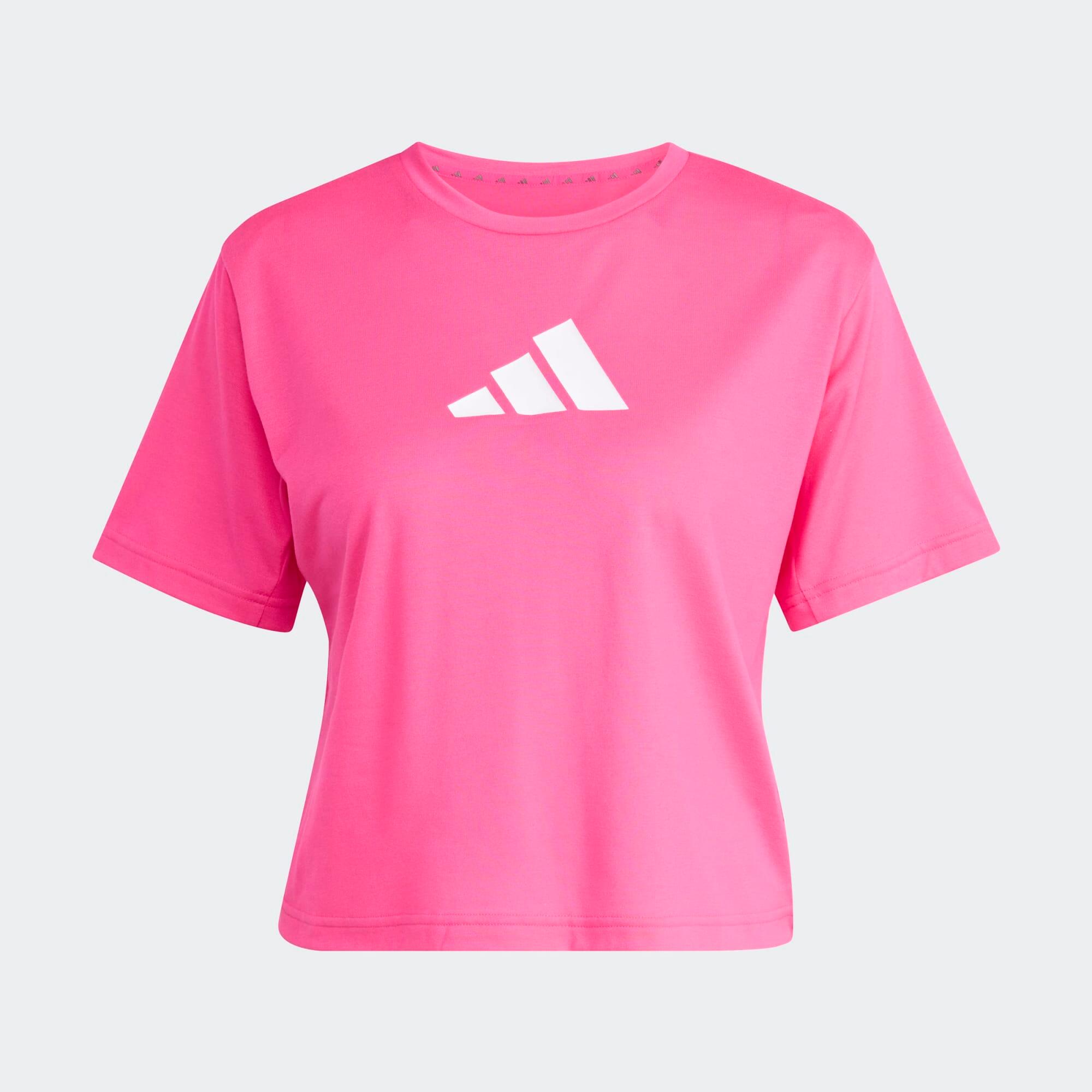 Camiseta Mujer Rosa Estampada Logo 6/6