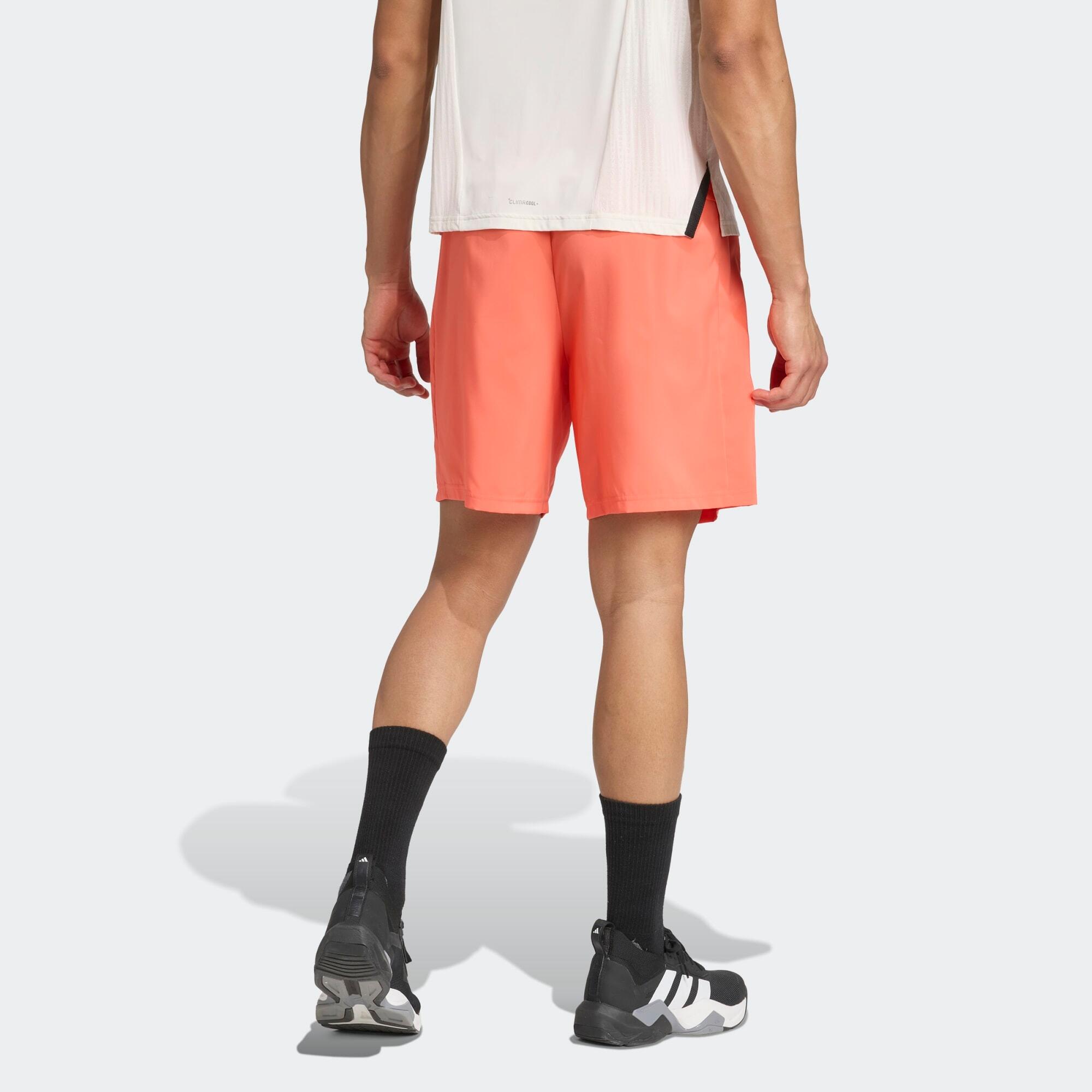 Calções de Fitness Homem Laranja 2/6