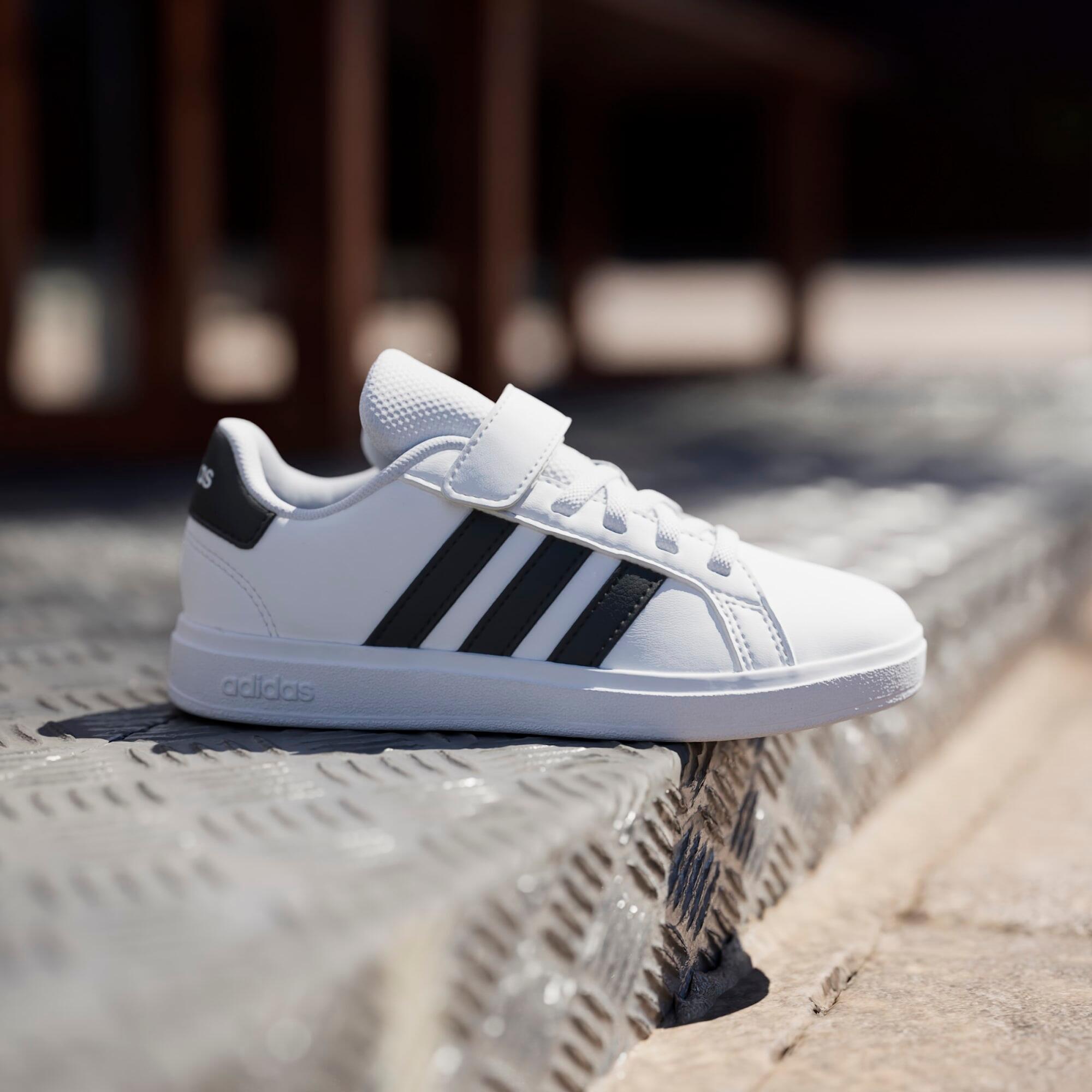 Scarpe da ginnastica ADIDAS bambino GRAND COURT bianco-nero 9/14