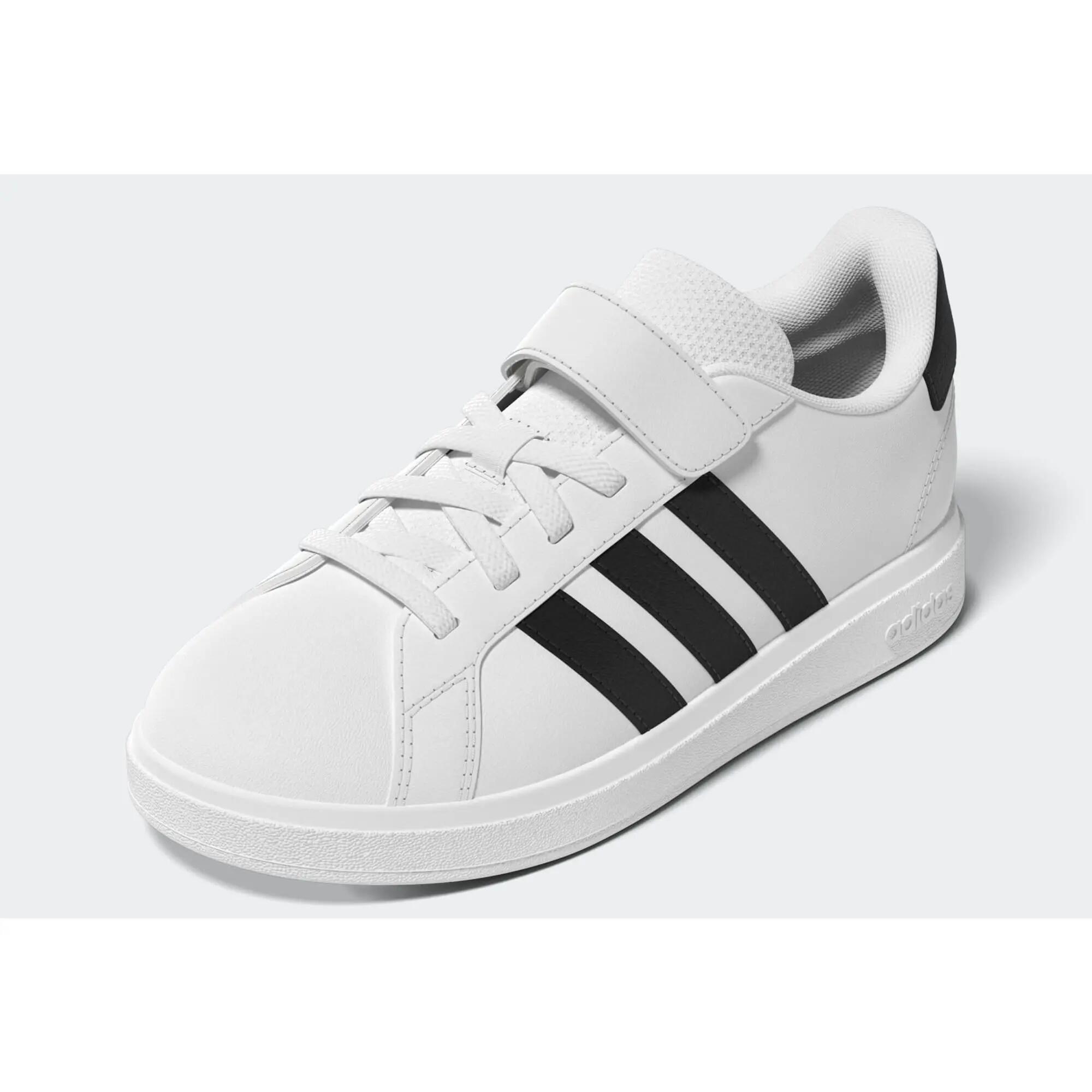 Chaussures Grand Court enfant, blanc et noir 10/26