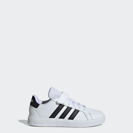 Chaussures Grand Court enfant, blanc et noir