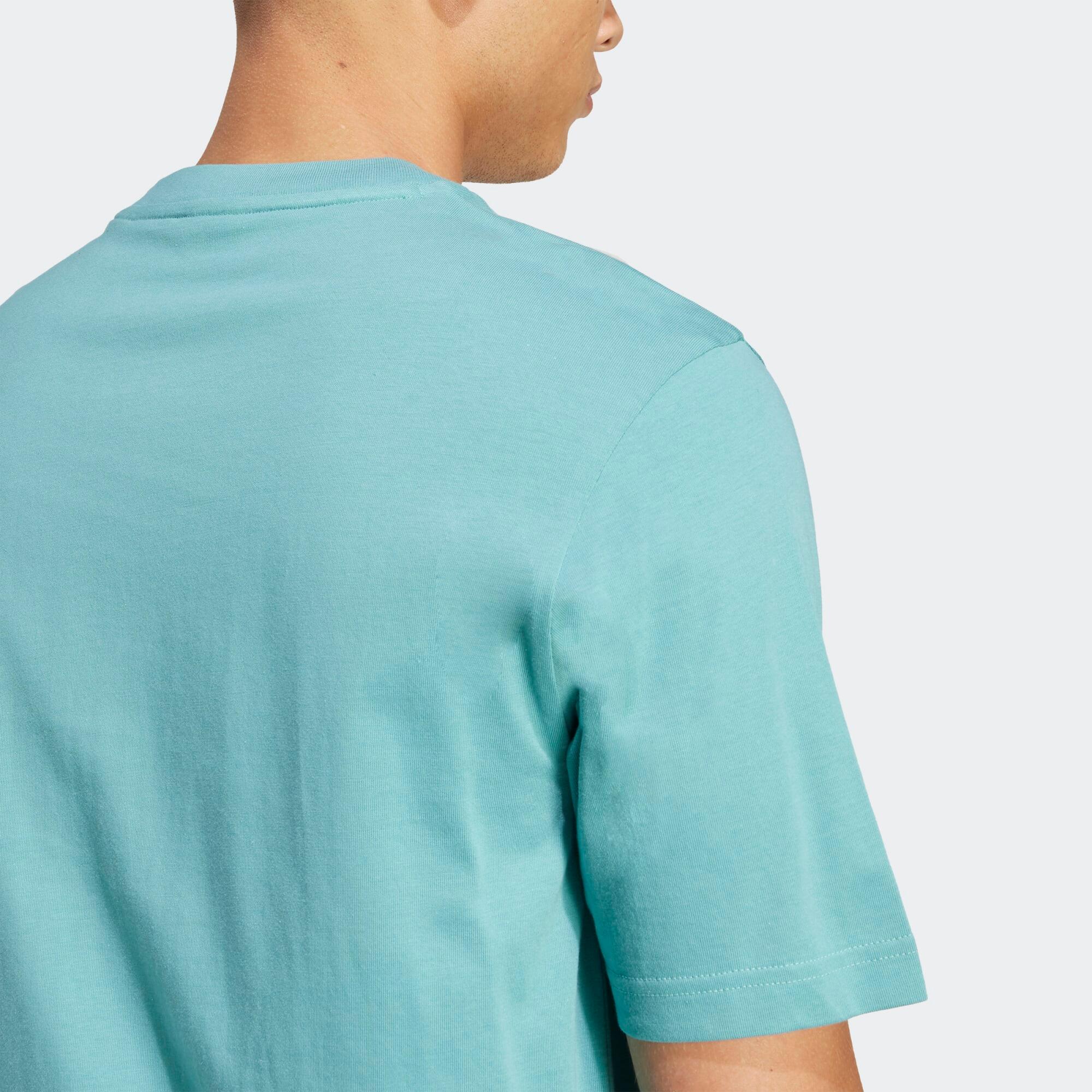 Men's Cotton Fitness T-Shirt - Turquoise 5/6