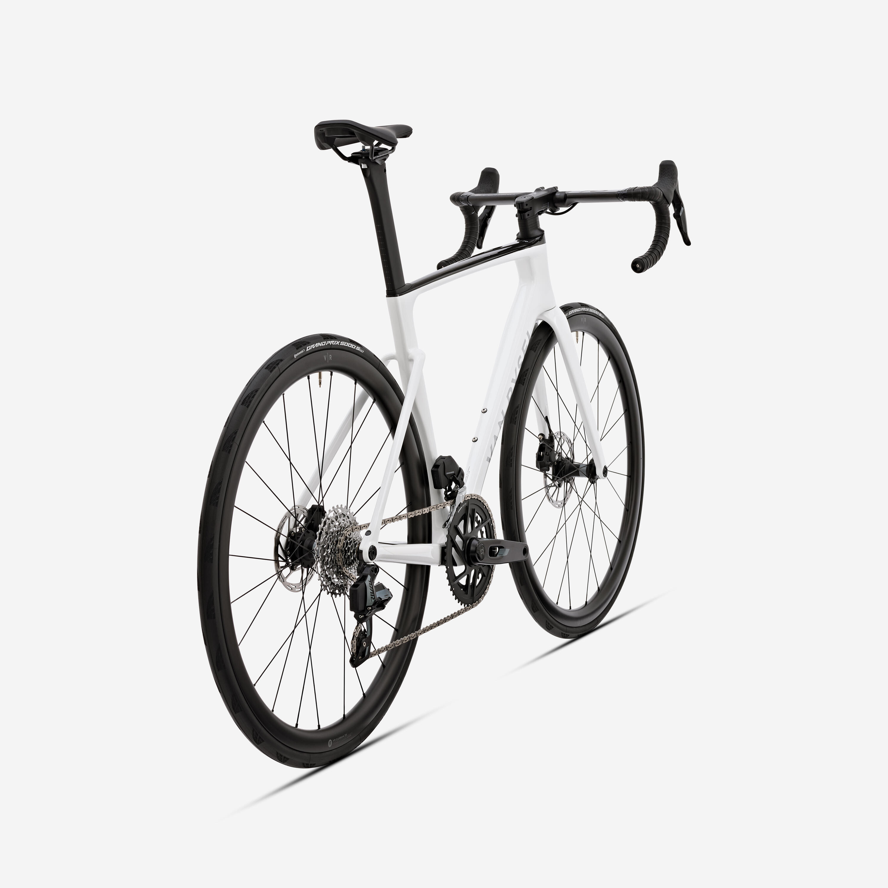 Rennrad SRAM Rival AXS E1 2x12v Leistungsmesser, RCR Weiss 4/16