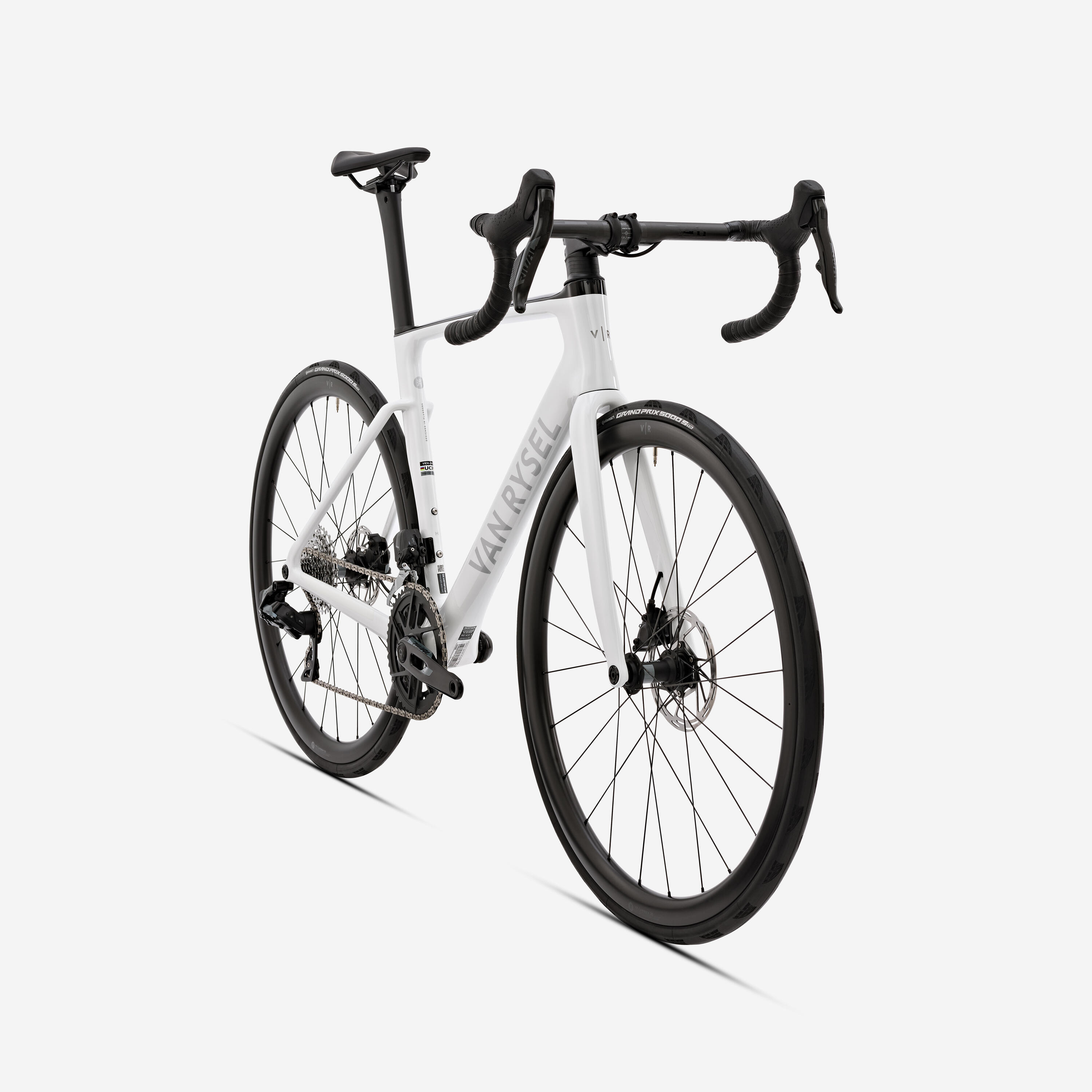 Vélo de route SRAM Rival AXS E1 2x12v capteur de puissance, RCR blanc