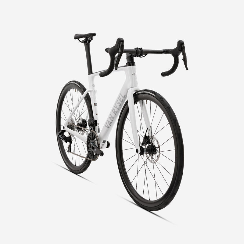 Bicicletă de șosea SRAM Rival AXS E1 2x12v senzor de putere RCR Alb