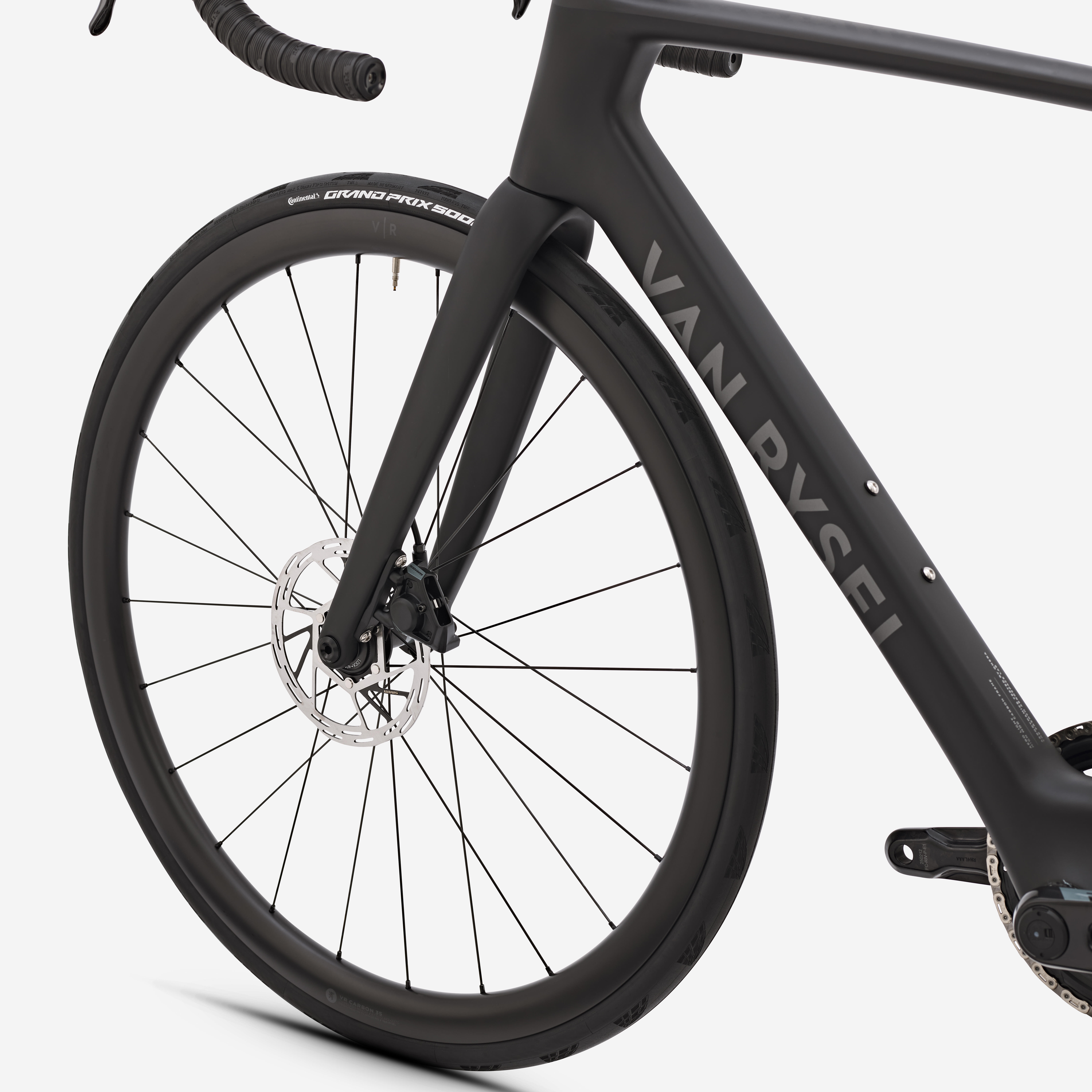 VAN RYSEL Cestný bicykel RCR Rival AXS E1 2x12 PWM čierny L · záber 7