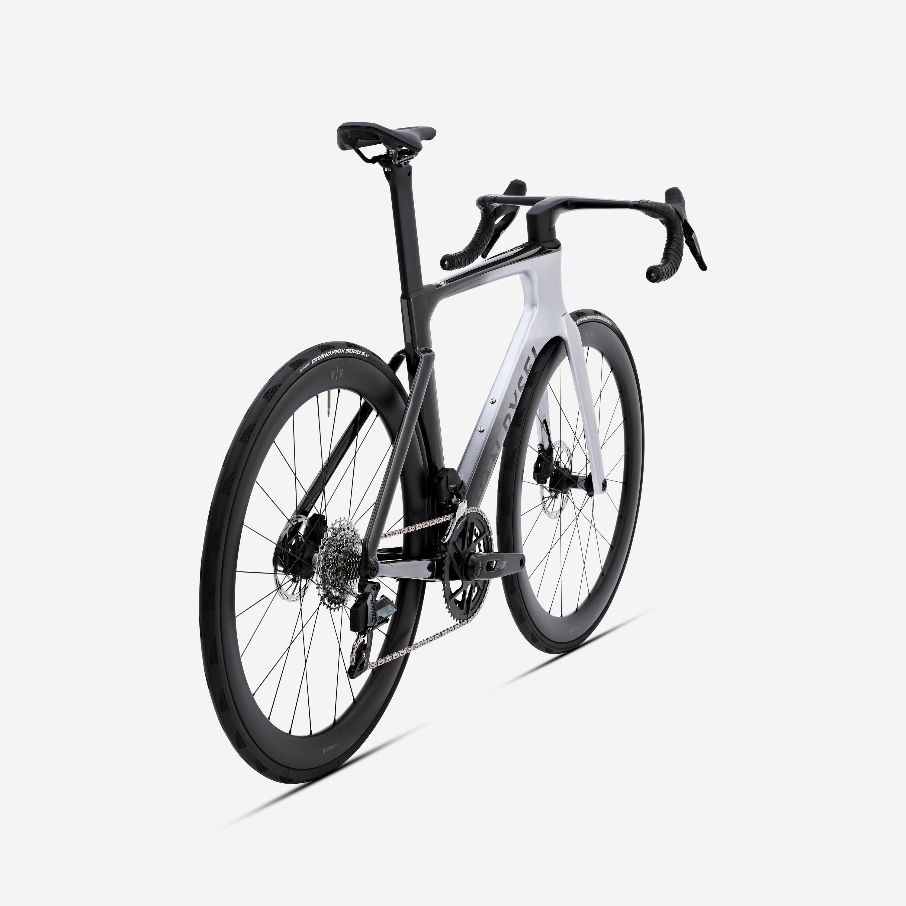 Rennrad SRAM Rival AXS E1 2x12v Leistungsmesser, RCR-F Pro Grau 3/17