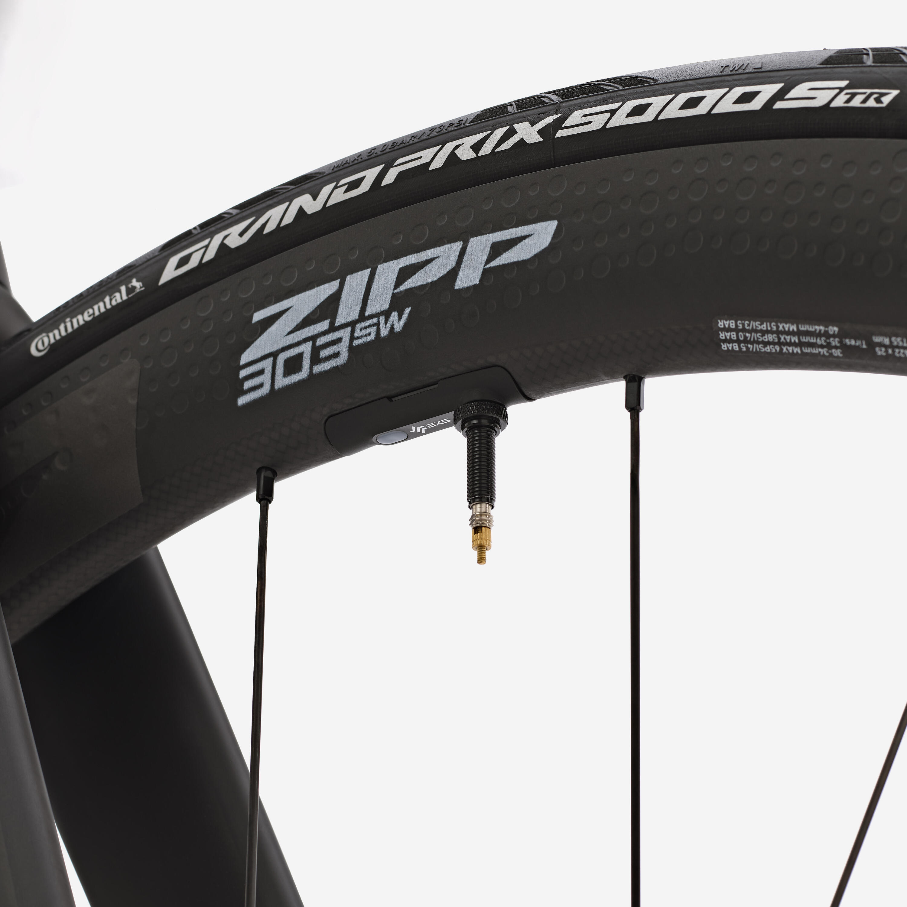 Rennvelo Sram Force AXS E1 2x12V Powermeter, RCR Pro Rohgrau 11/16