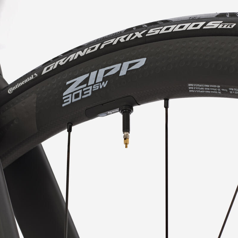 Vélo de route Sram Force AXS E1 12V capteur de puissance, RCR Pro carbone brut