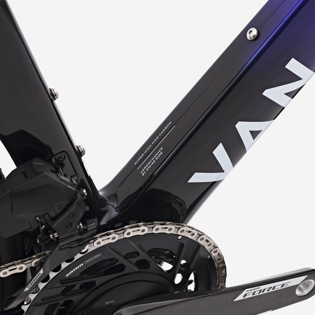 Vijolično cestno kolo RCR-F PRO SRAM FORCE AXS E1 