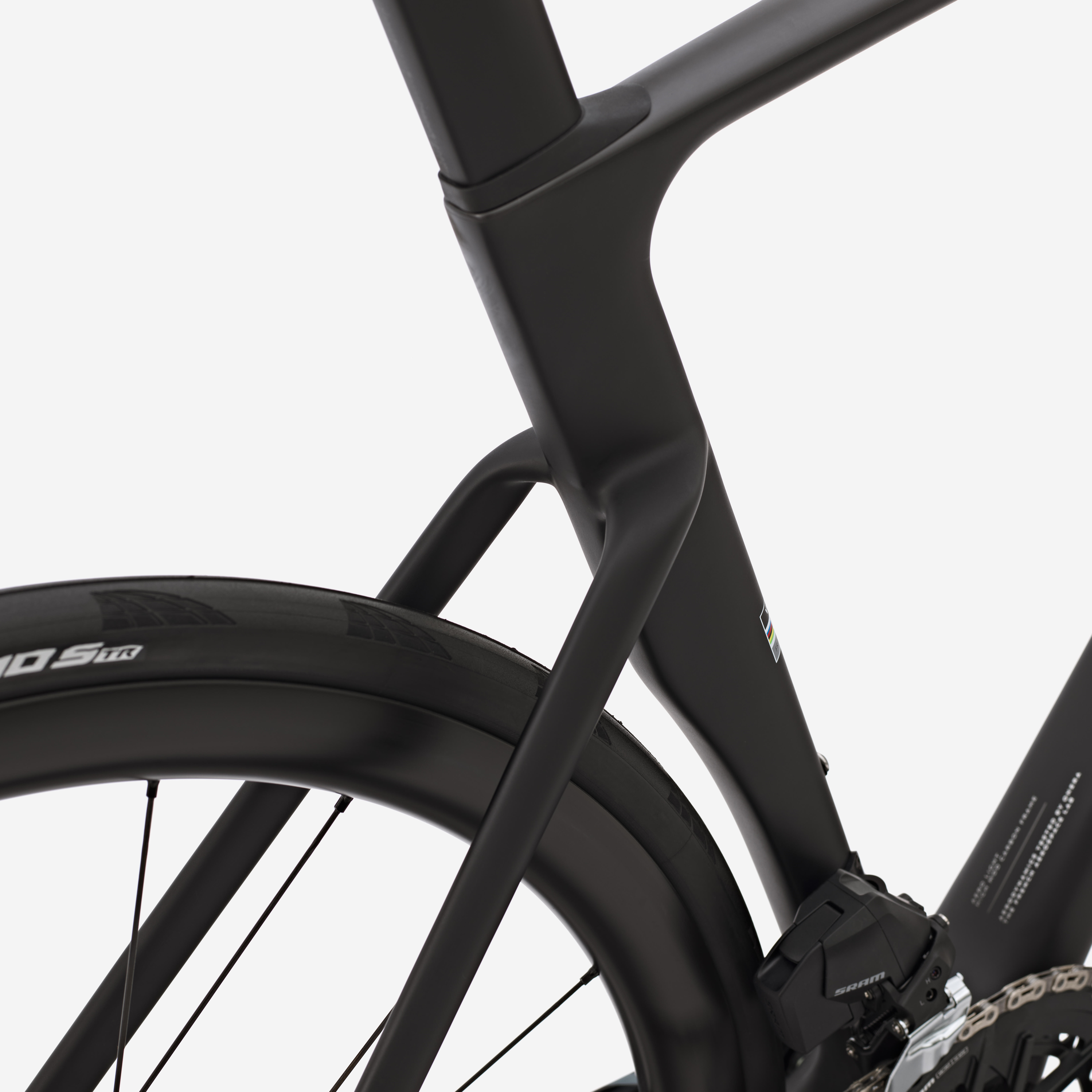 VAN RYSEL Cestný bicykel RCR Rival AXS E1 2x12 PWM čierny L · záber 9