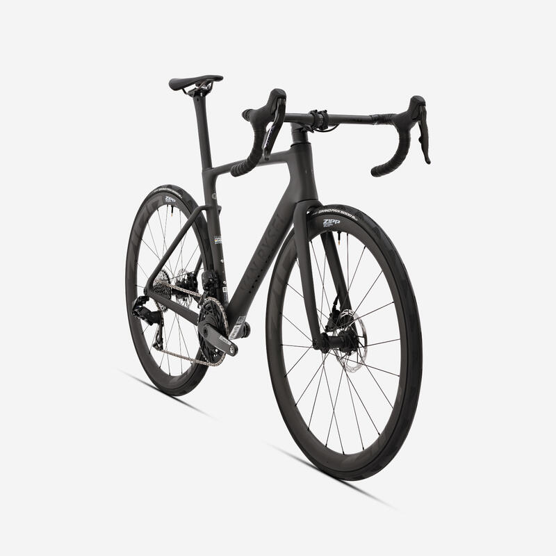 Vélo de route Sram Force AXS E1 12V capteur de puissance, RCR Pro carbone brut