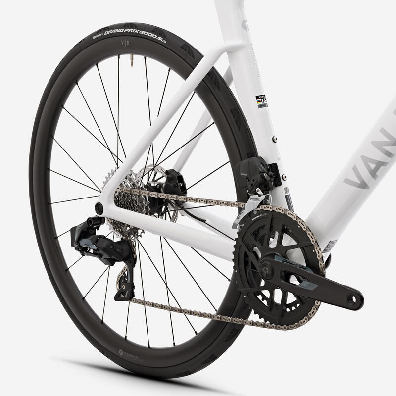 Bicicletă de șosea SRAM Rival AXS E1 2x12v senzor de putere RCR Alb