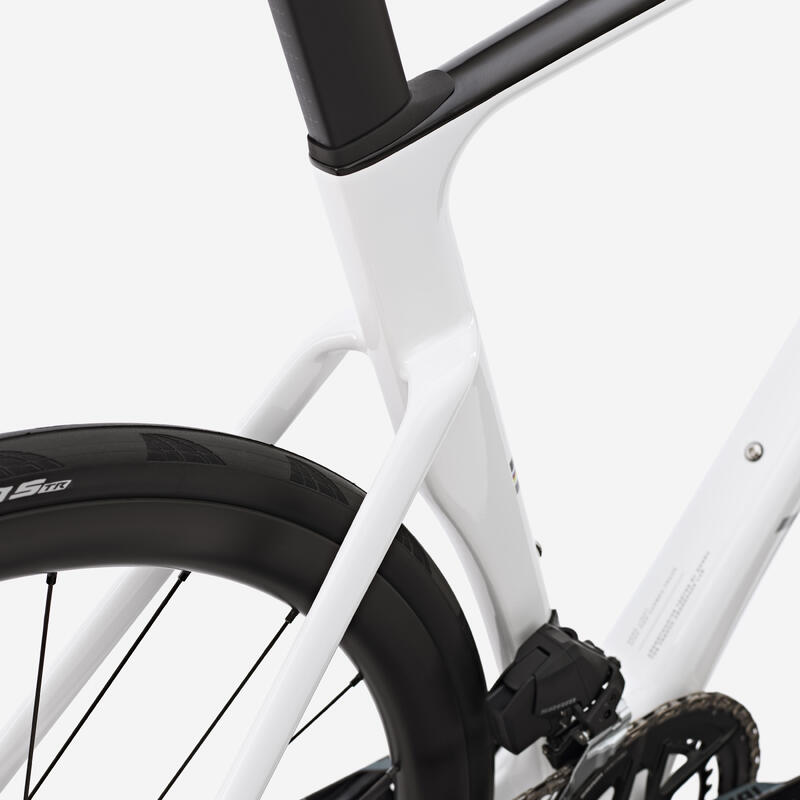 Bicicletă de șosea SRAM Rival AXS E1 2x12v senzor de putere RCR Alb