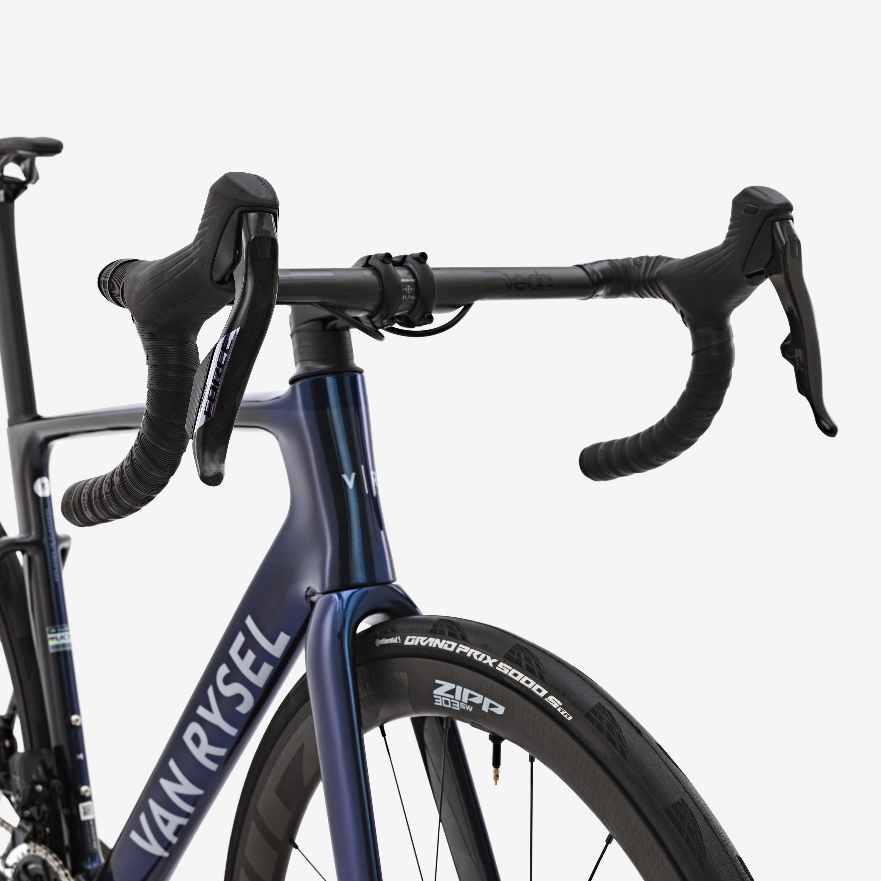 Rennvelo Sram Force AXS E1 2x12V Powermeter, RCR Pro Nachtblau 6/16